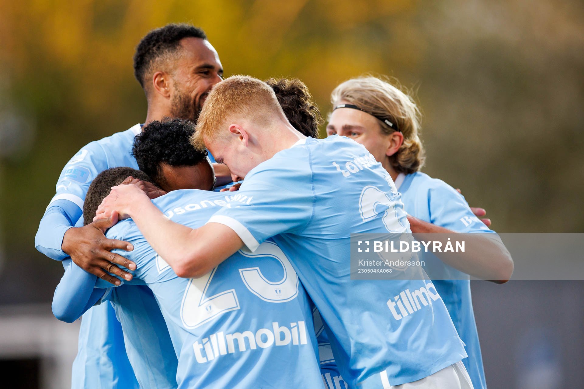 Malmö FFs spelare jublar