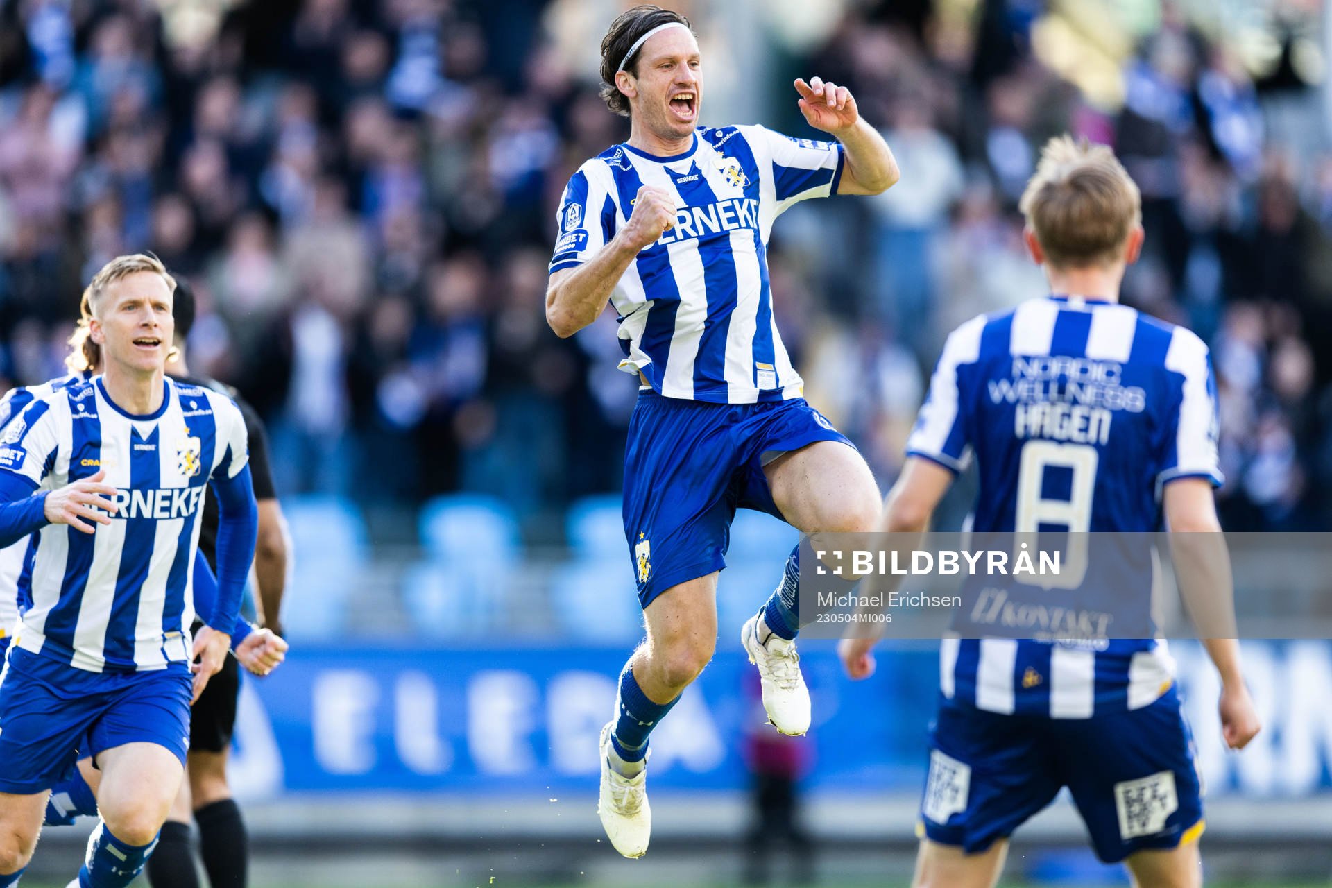IFK Göteborgs Gustav Svensson jublar