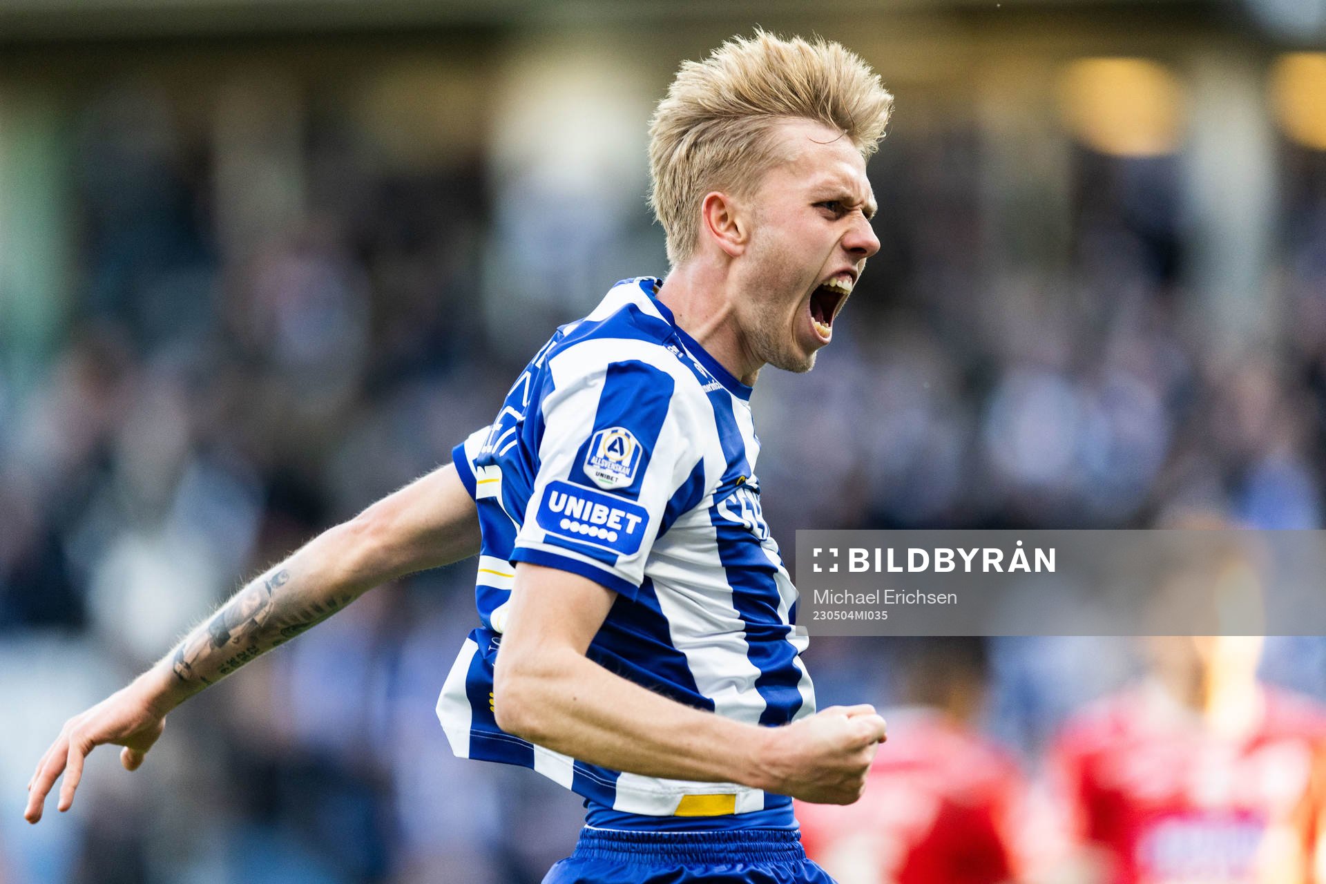 IFK Göteborgs Elias Hagen jublar