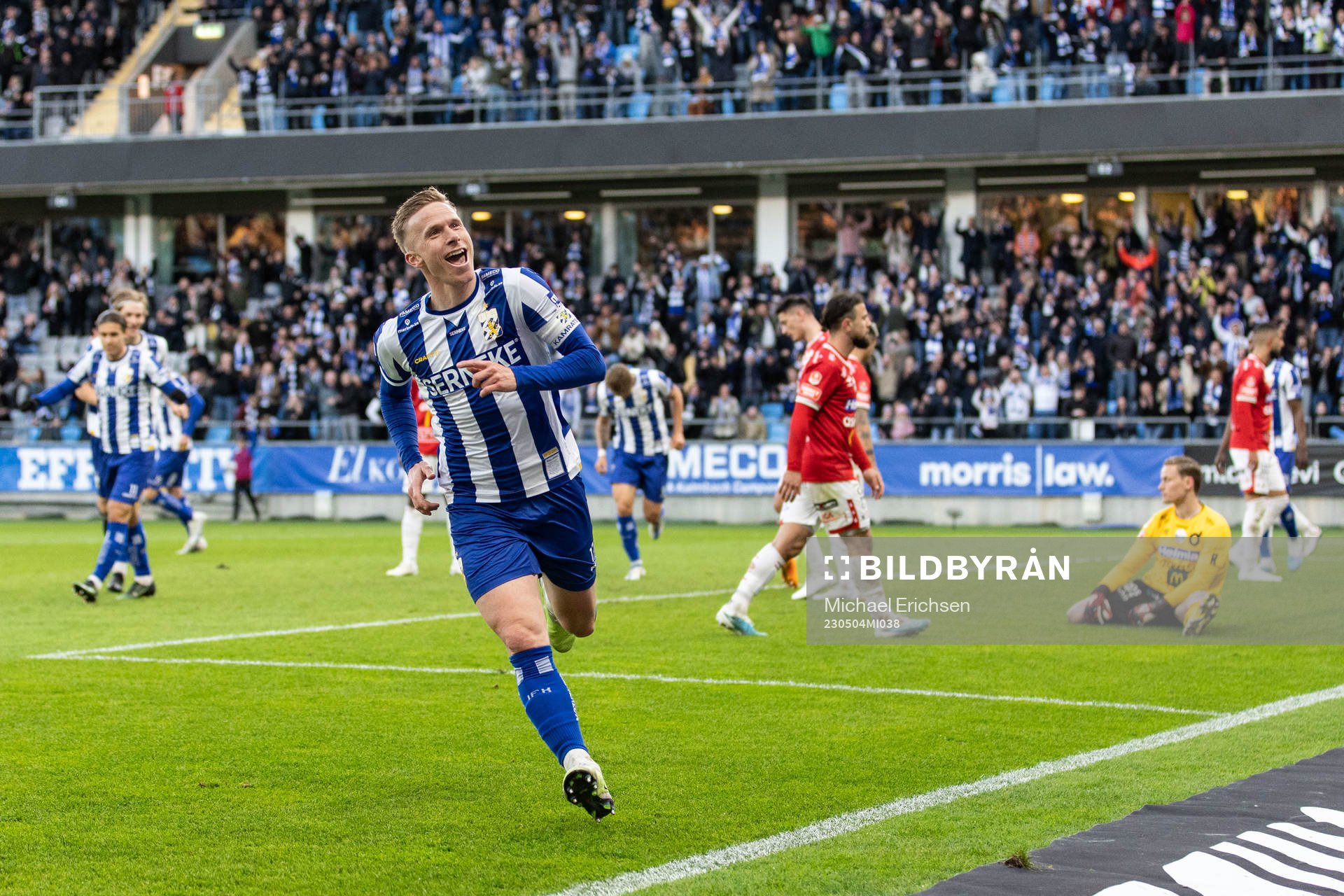 IFK Göteborgs Oscar Wendt jublar