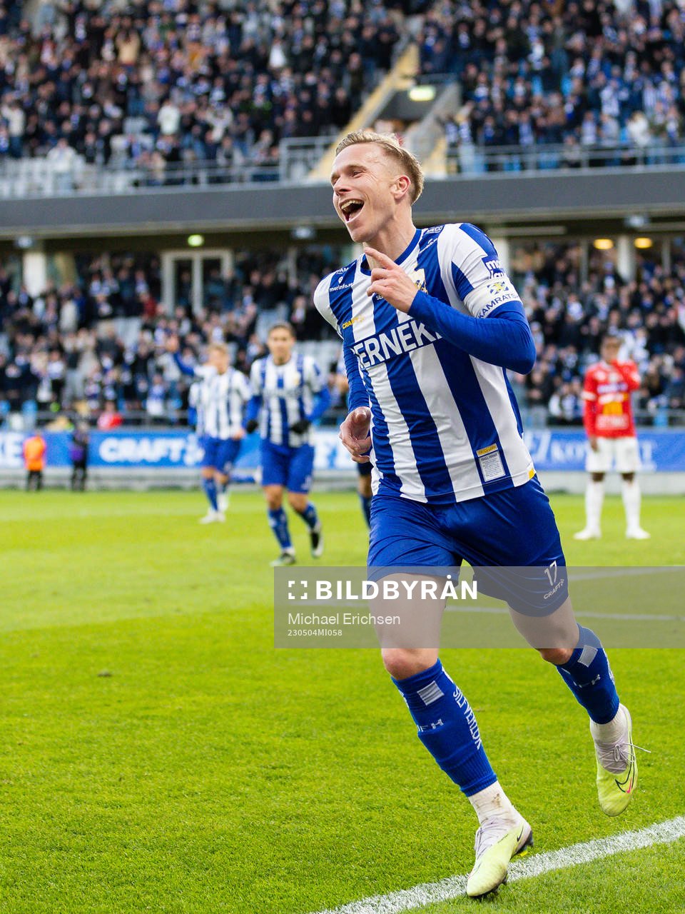 IFK Göteborgs Oscar Wendt jublar