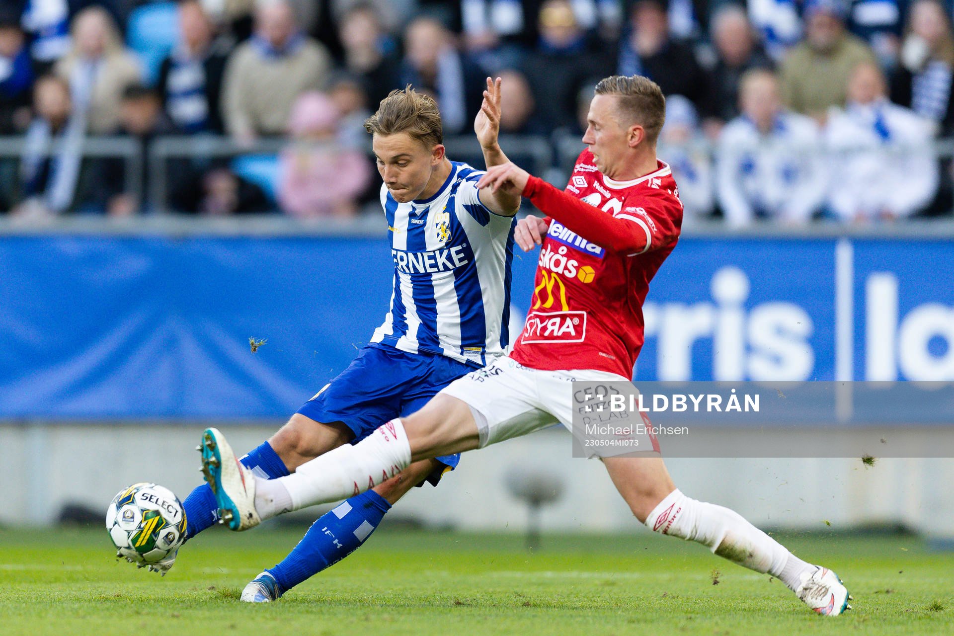 IFK Göteborgs Linus Carlstrand och Degerfors Erik Lindell