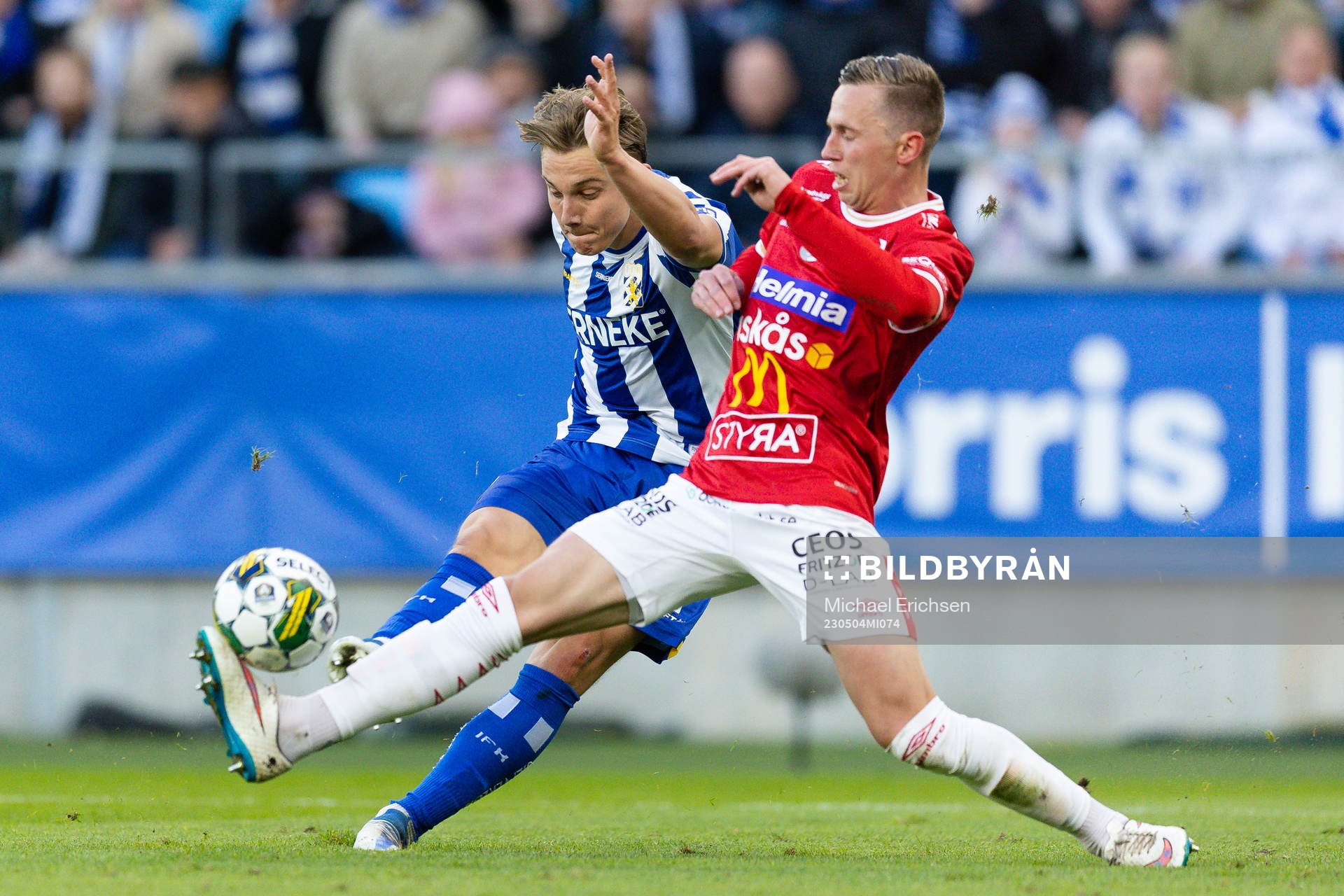 IFK Göteborgs Linus Carlstrand och Degerfors Erik Lindell