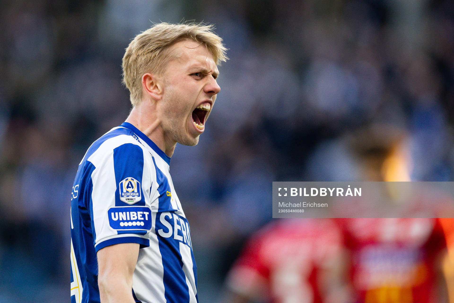 IFK Göteborgs Elias Hagen jublar