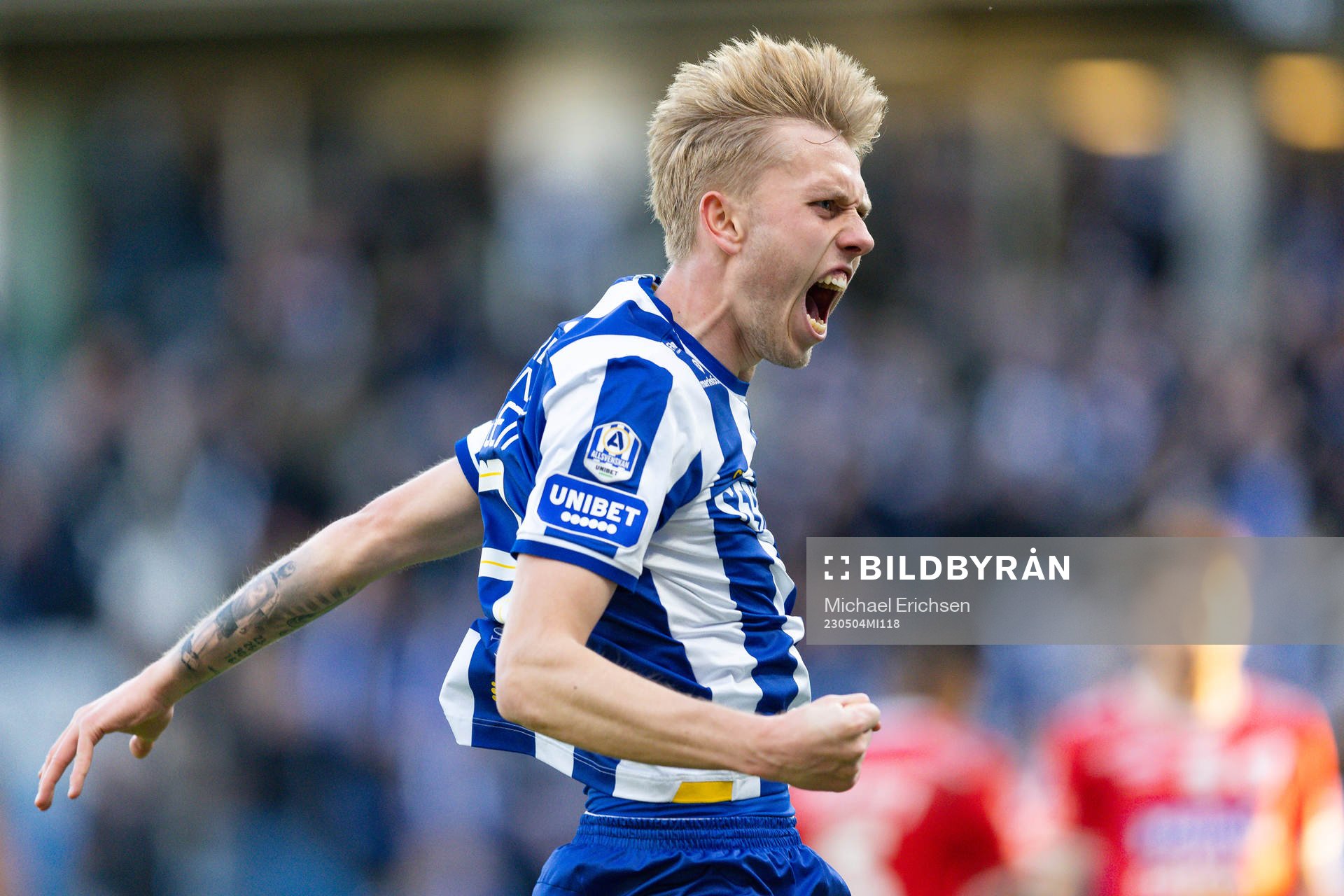 IFK Göteborgs Elias Hagen jublar