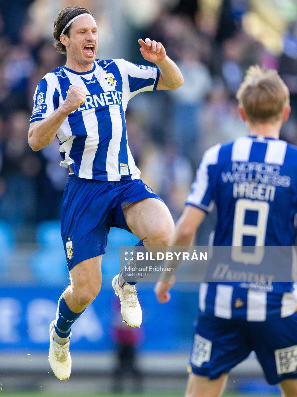 IFK Göteborgs Gustav Svensson jublar