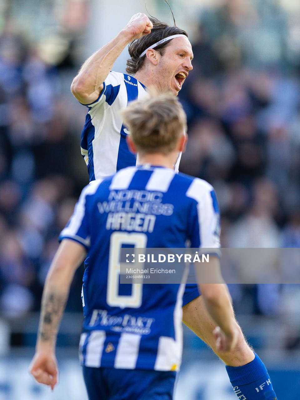 IFK Göteborgs Gustav Svensson jublar