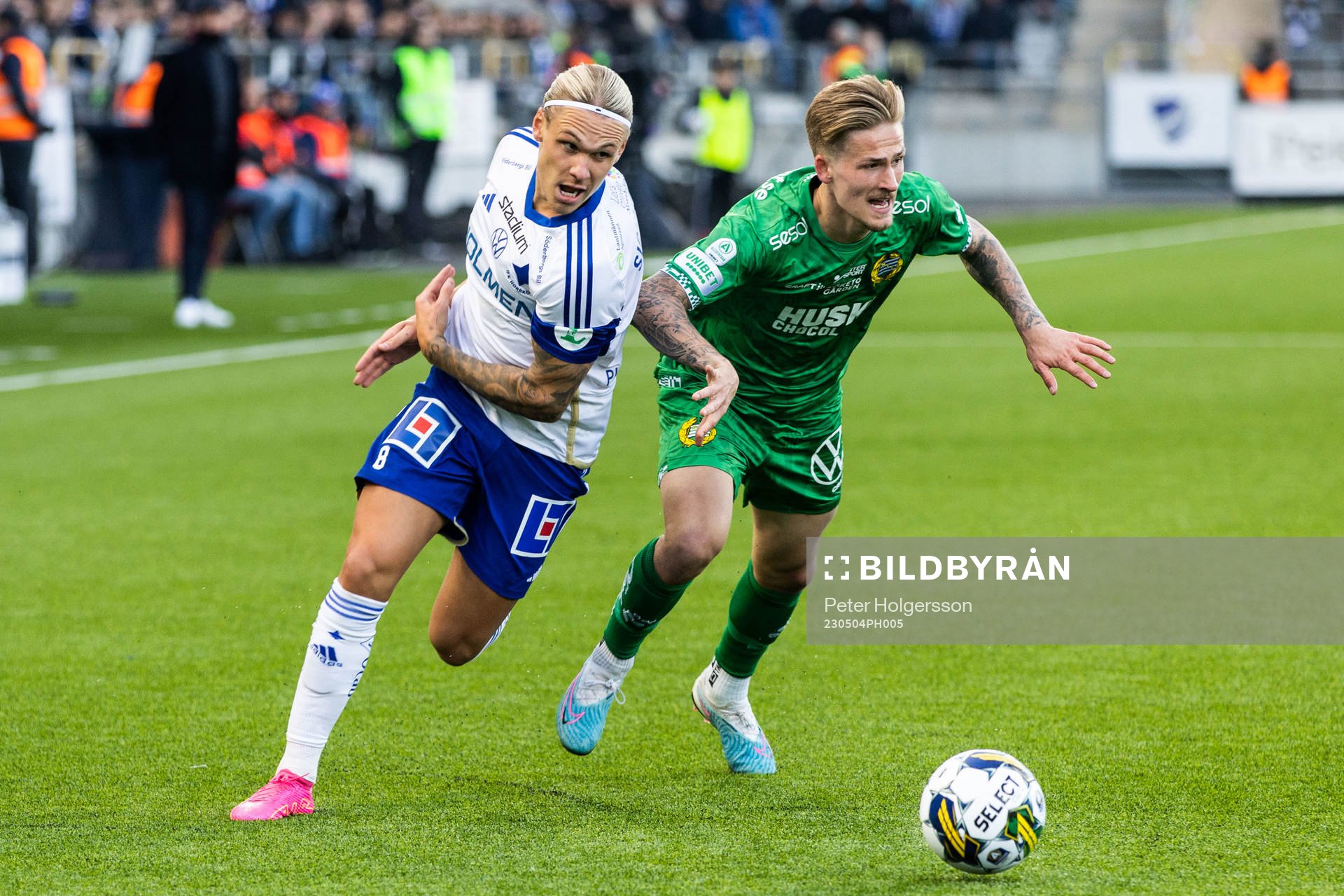 IFK Norrköpings Arnor Sigurdsson och Hammarbys Fredrik