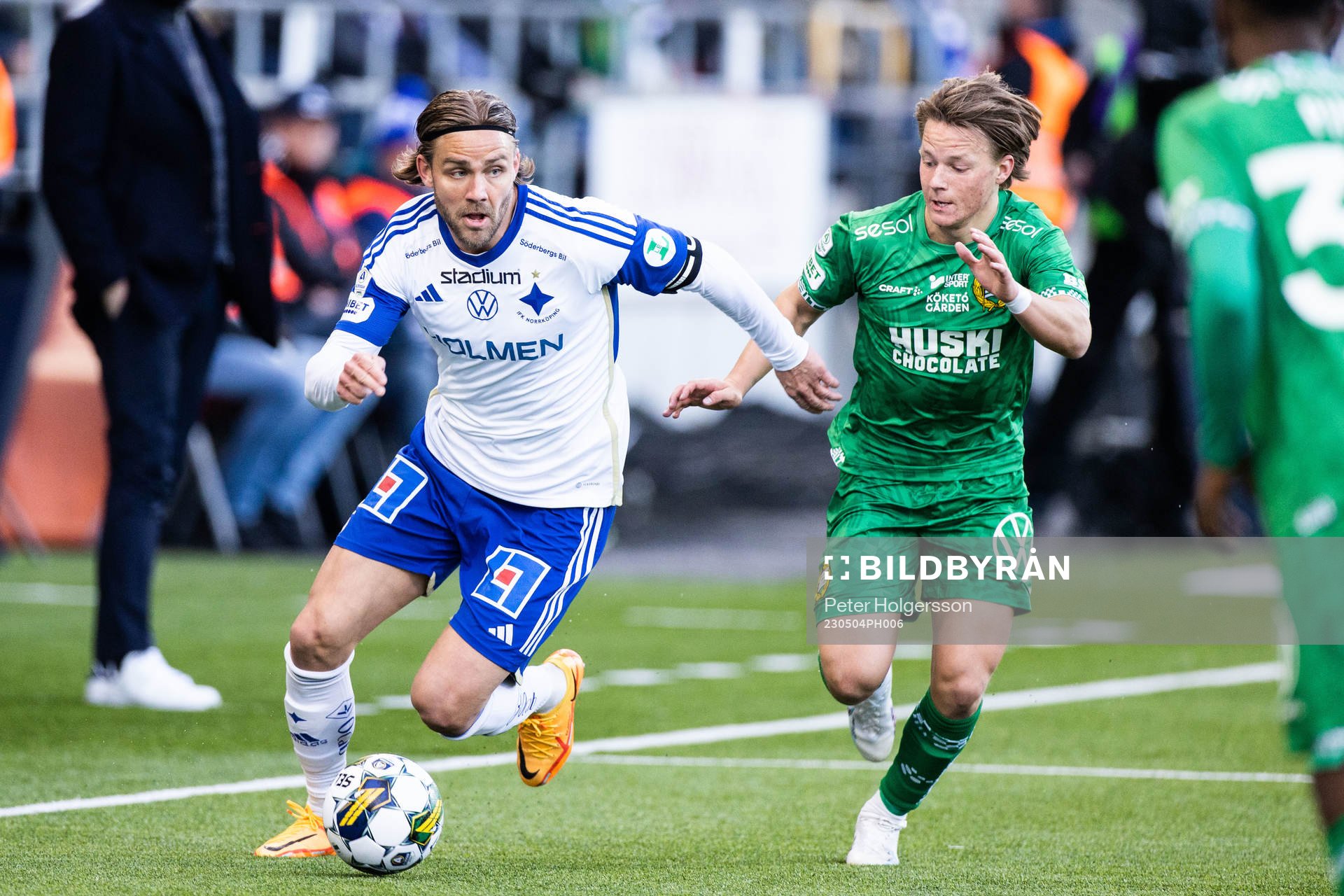 IFK Norrköpings Christoffer Nyman och Hammarbys August