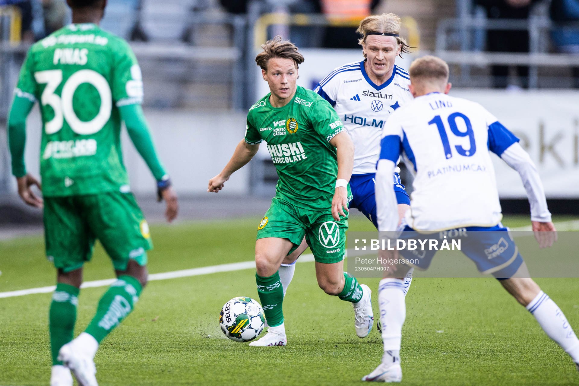 Hammarbys August Mikkelsen och IFK Norrköpings Daniel