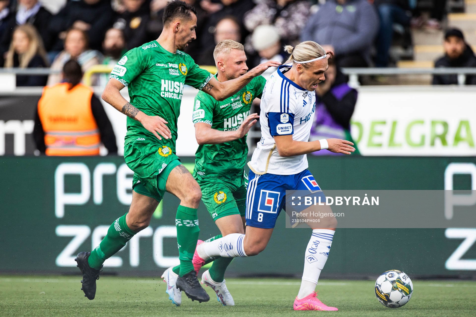 IFK Norrköpings Arnor Sigurdsson och Hammarbys Loret