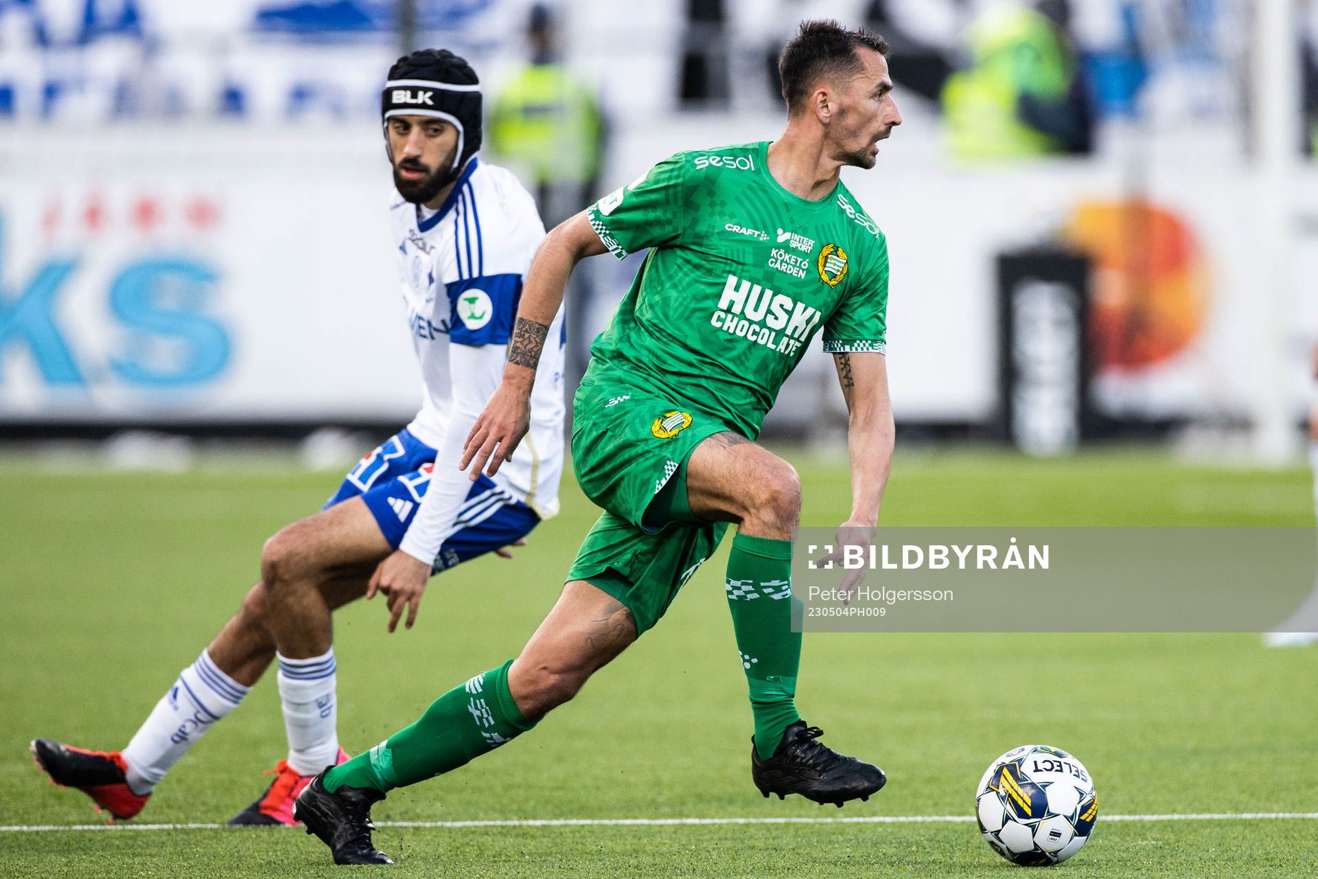 IFK Norrköpings Kristoffer Khazeni och Hammarbys Loret