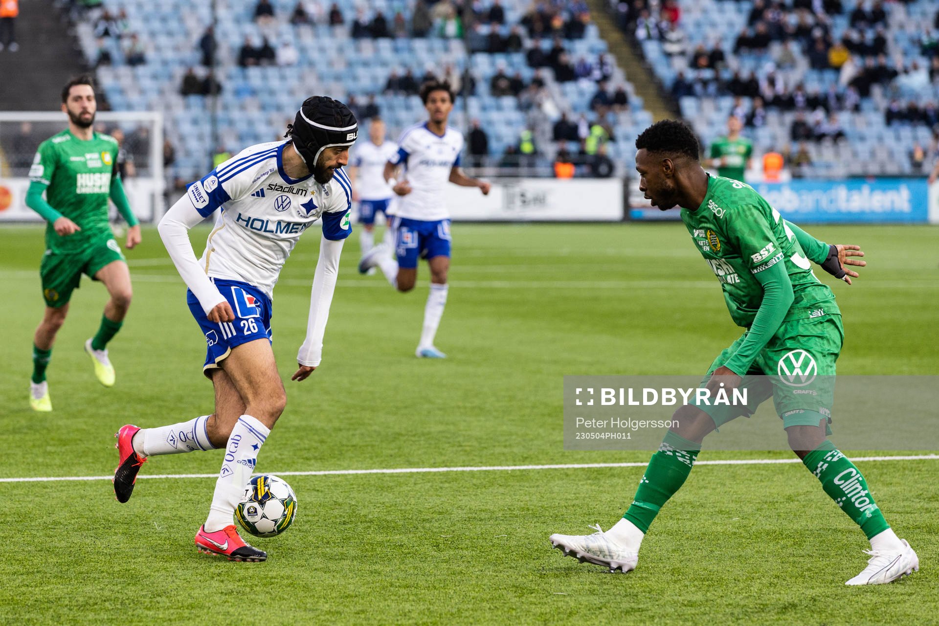 IFK Norrköpings Kristoffer Khazeni och Hammarbys Shaquille