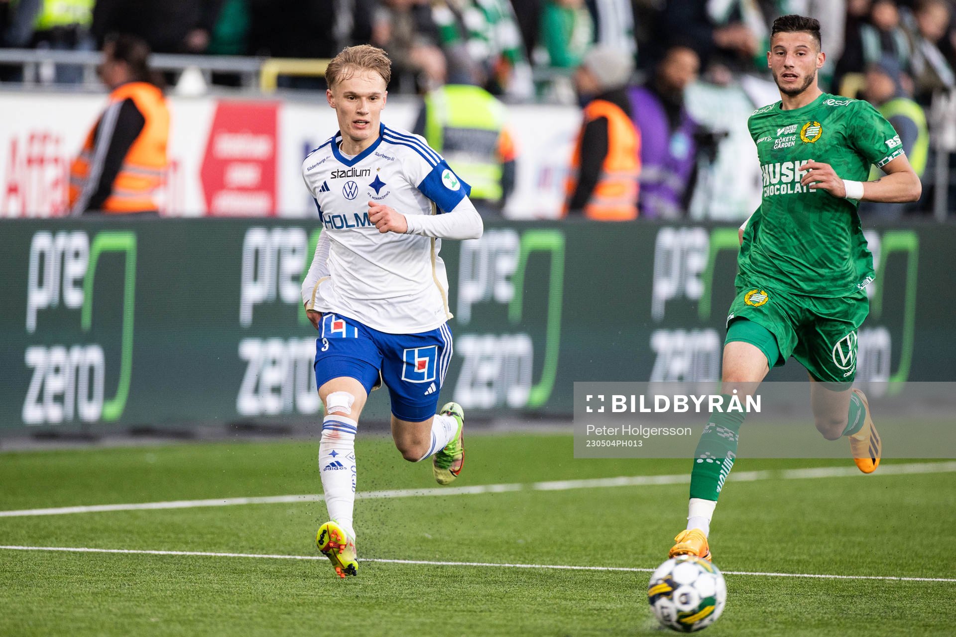 IFK Norrköpings Marcus Baggesen och Hammarbys Viktor