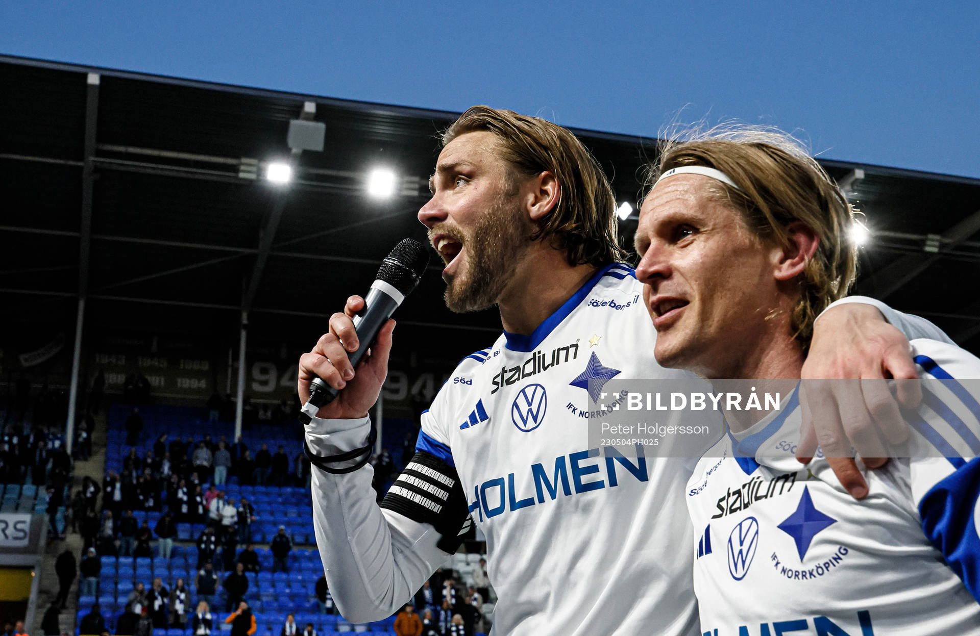 IFK Norrköpings Christoffer Nyman och Ari Freyr Skulason
