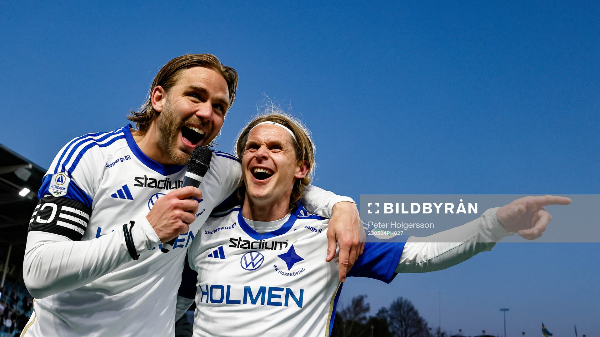 IFK Norrköpings Christoffer Nyman och Ari Freyr Skulason