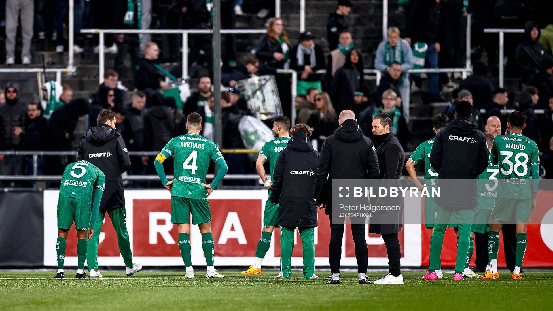 Hammarbys spelare deppar