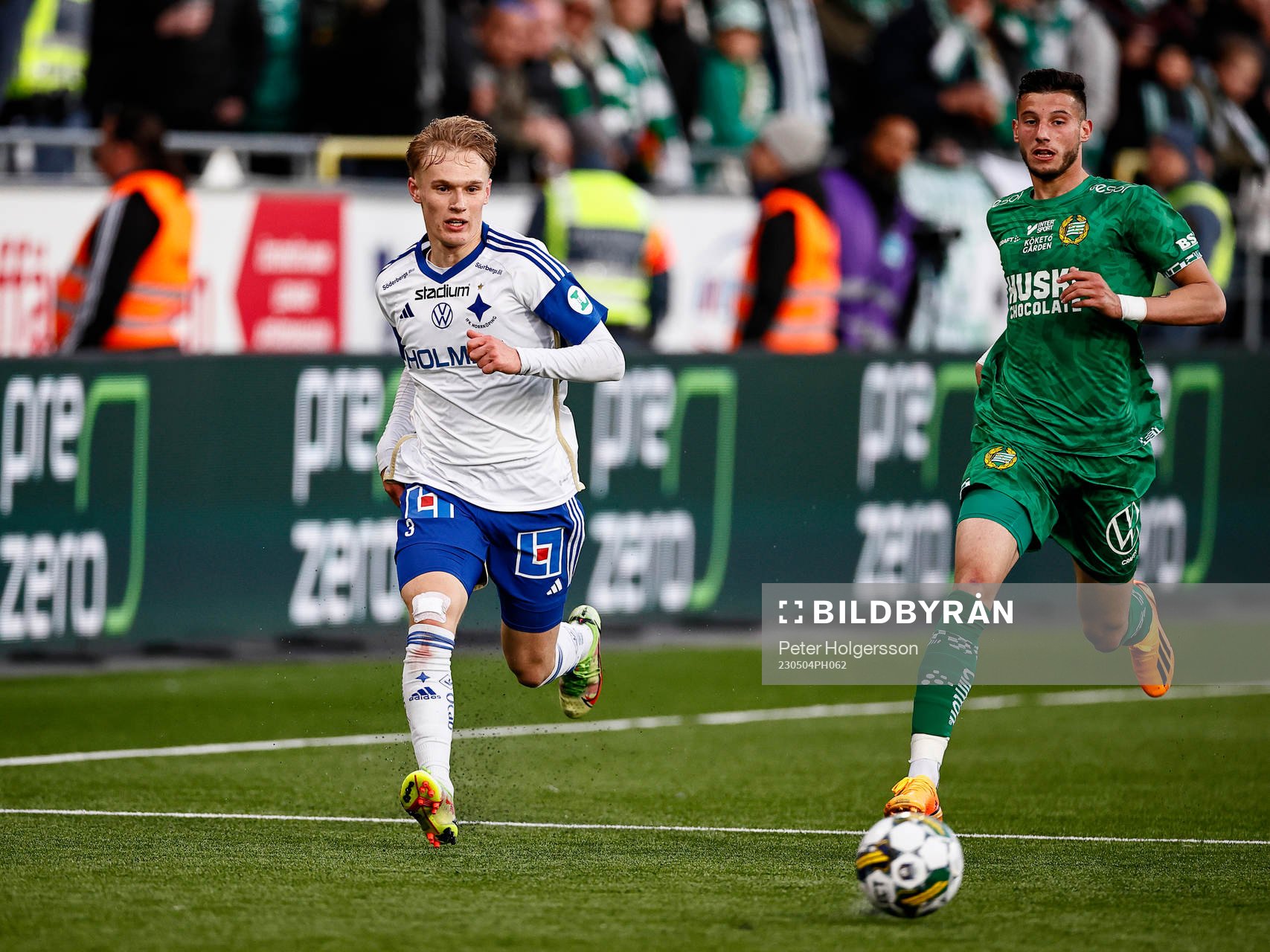 IFK Norrköpings Marcus Baggesen och Hammarbys Viktor