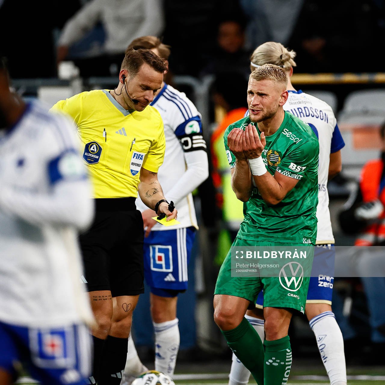 Hammarbys Simon Strand deppar
