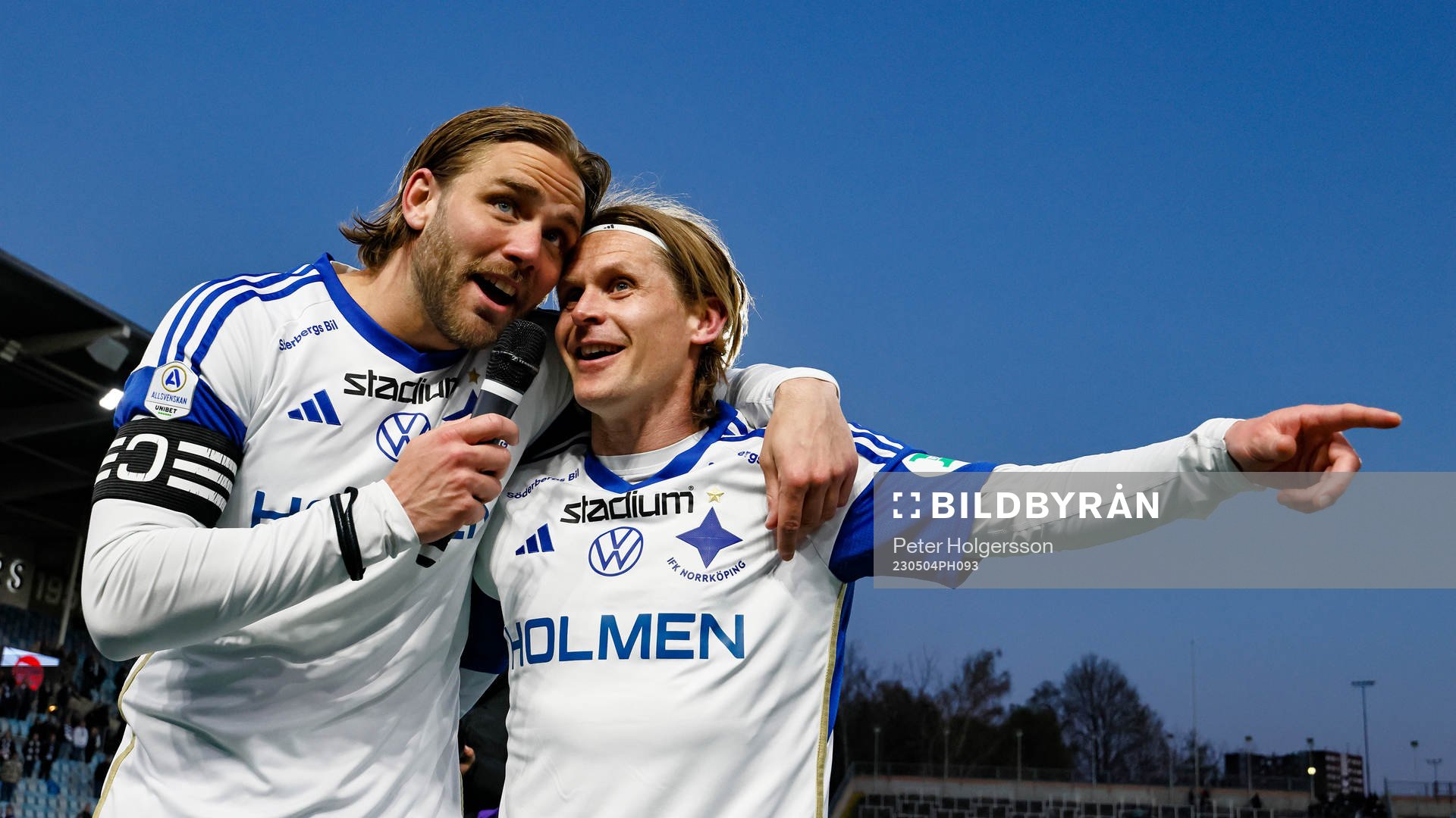 IFK Norrköpings Christoffer Nyman och Ari Freyr Skulason