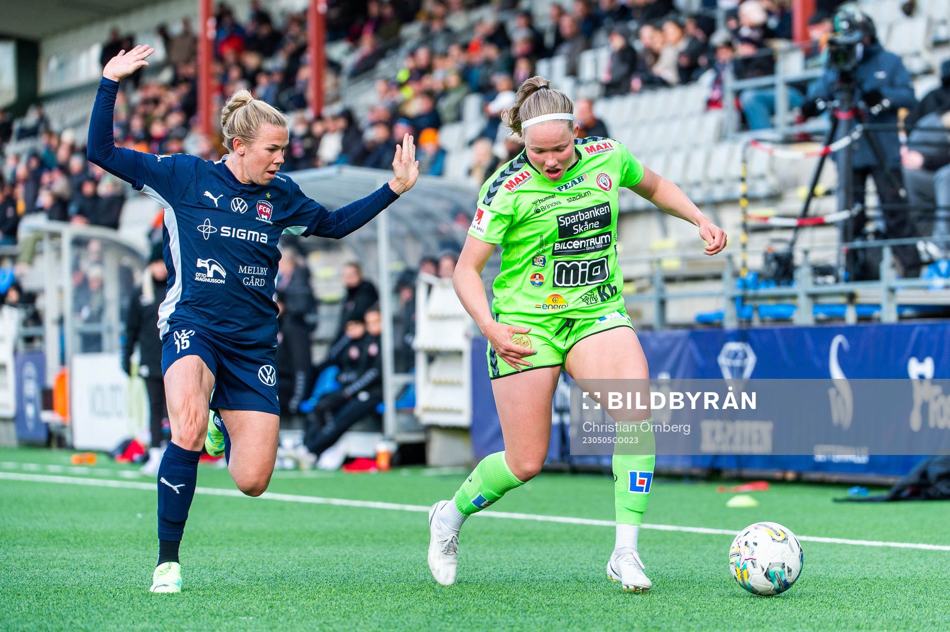 FC Rosengårds Jessica Wik och Kristianstads Hlin