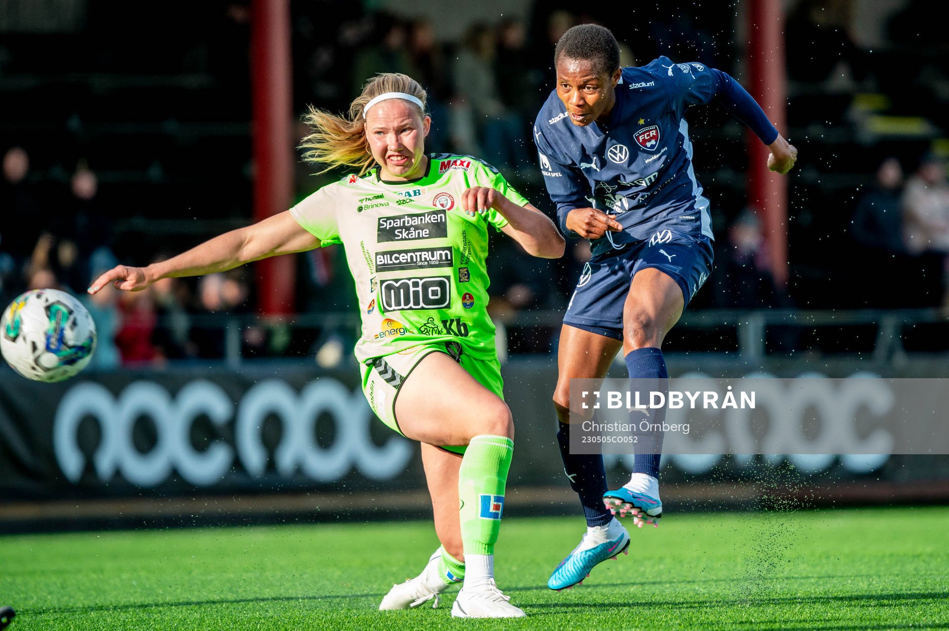 Kristianstads Hlin Eiriksdottir mot FC Rosengårds Halimatu
