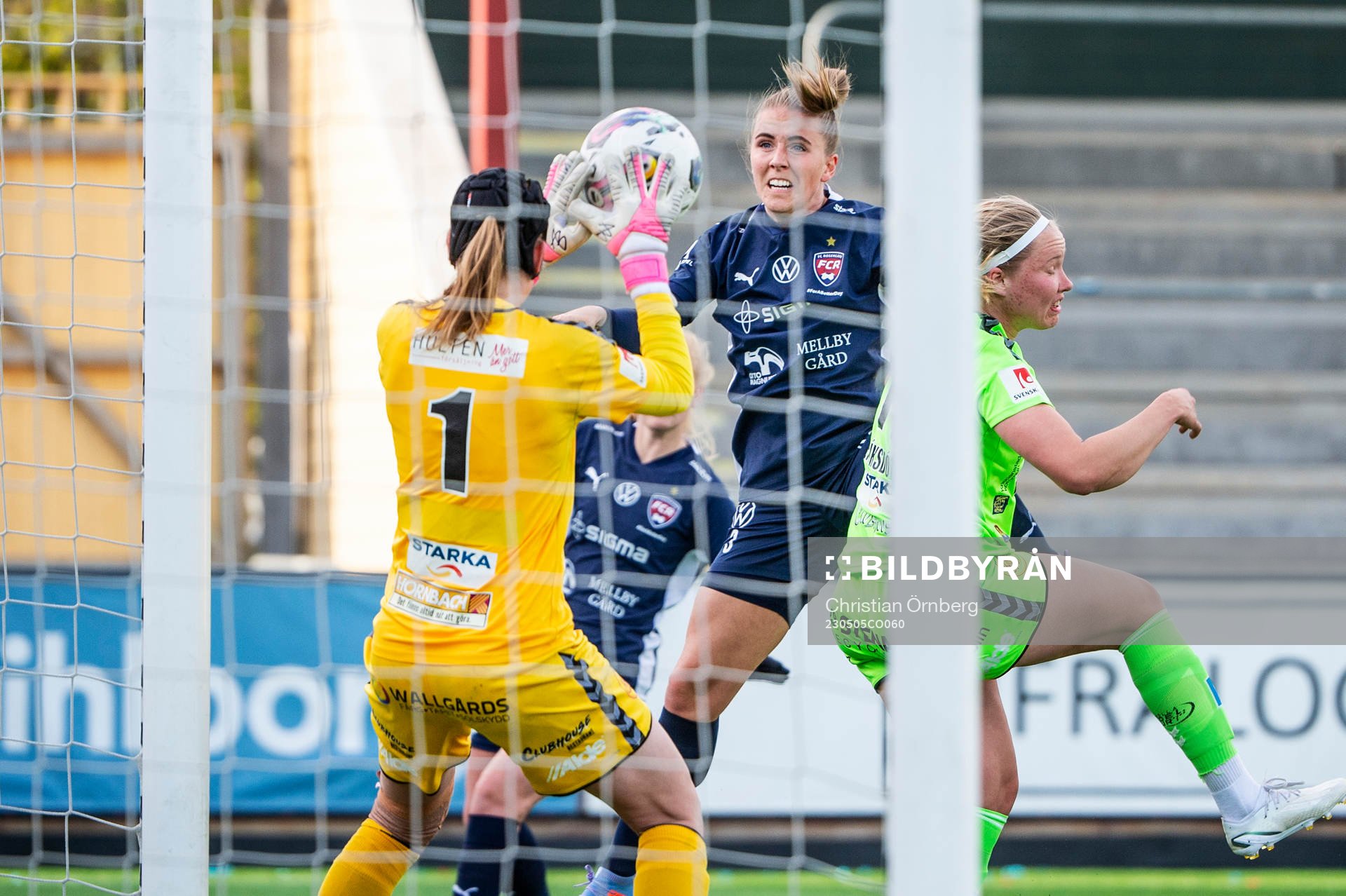FC Rosengårds Gudrun Arnardottir mot Kristianstads