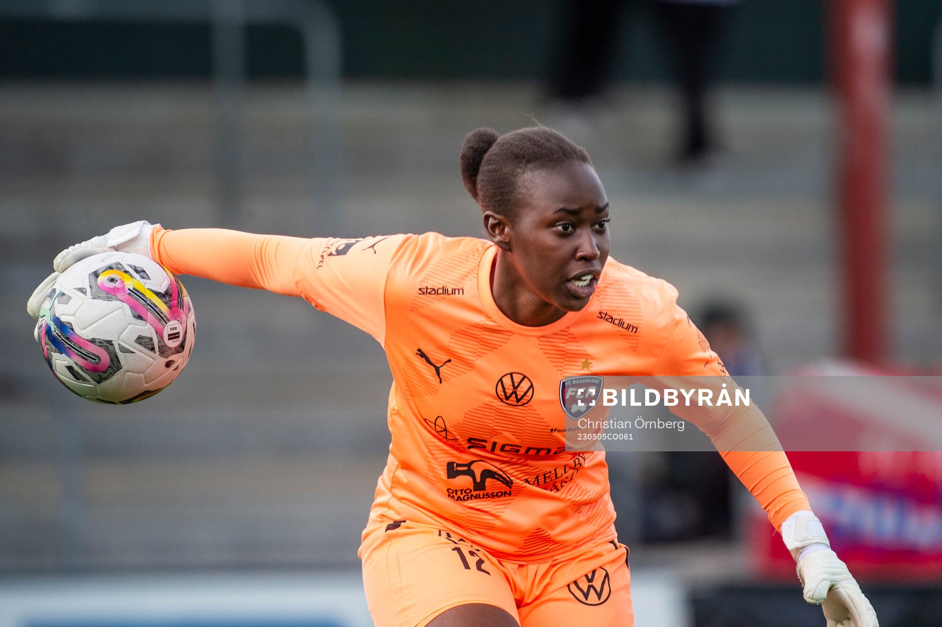 FC Rosengårds målvakt Angel Mukasa