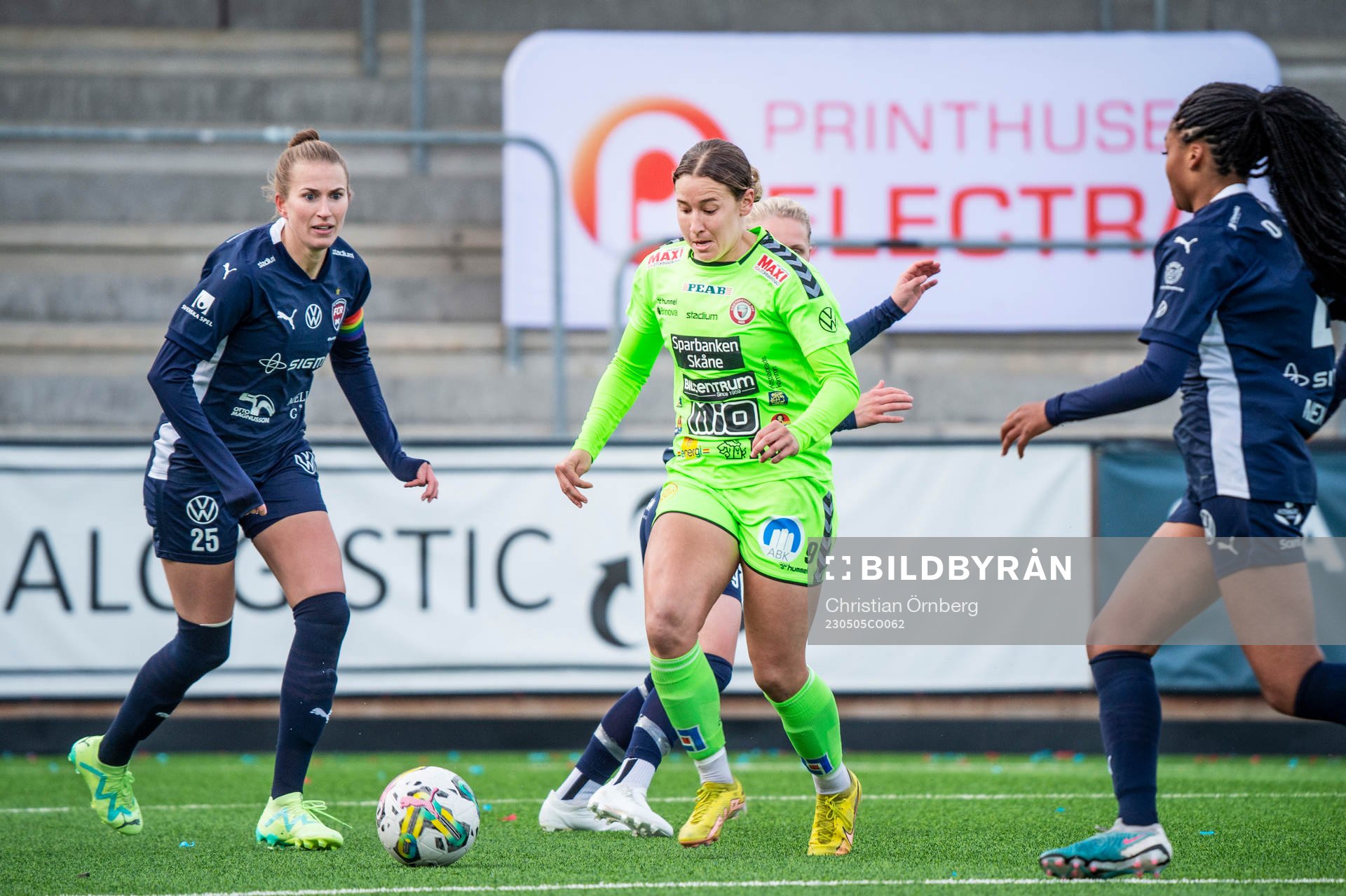 Kristianstads Tabitha Michelle Tindell mot FC Rosengårds