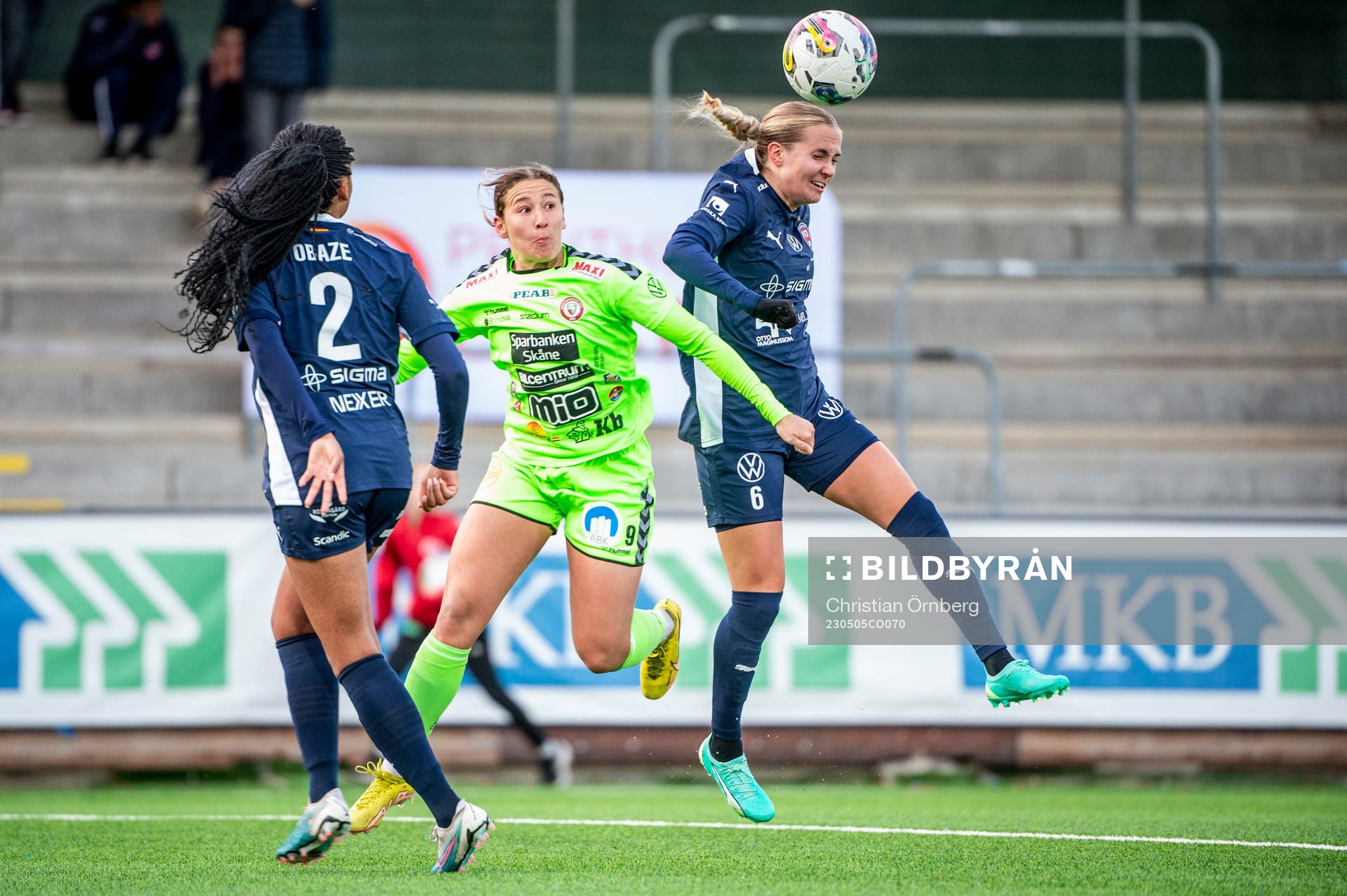 Kristianstads Tabitha Michelle Tindell mot FC Rosengårds