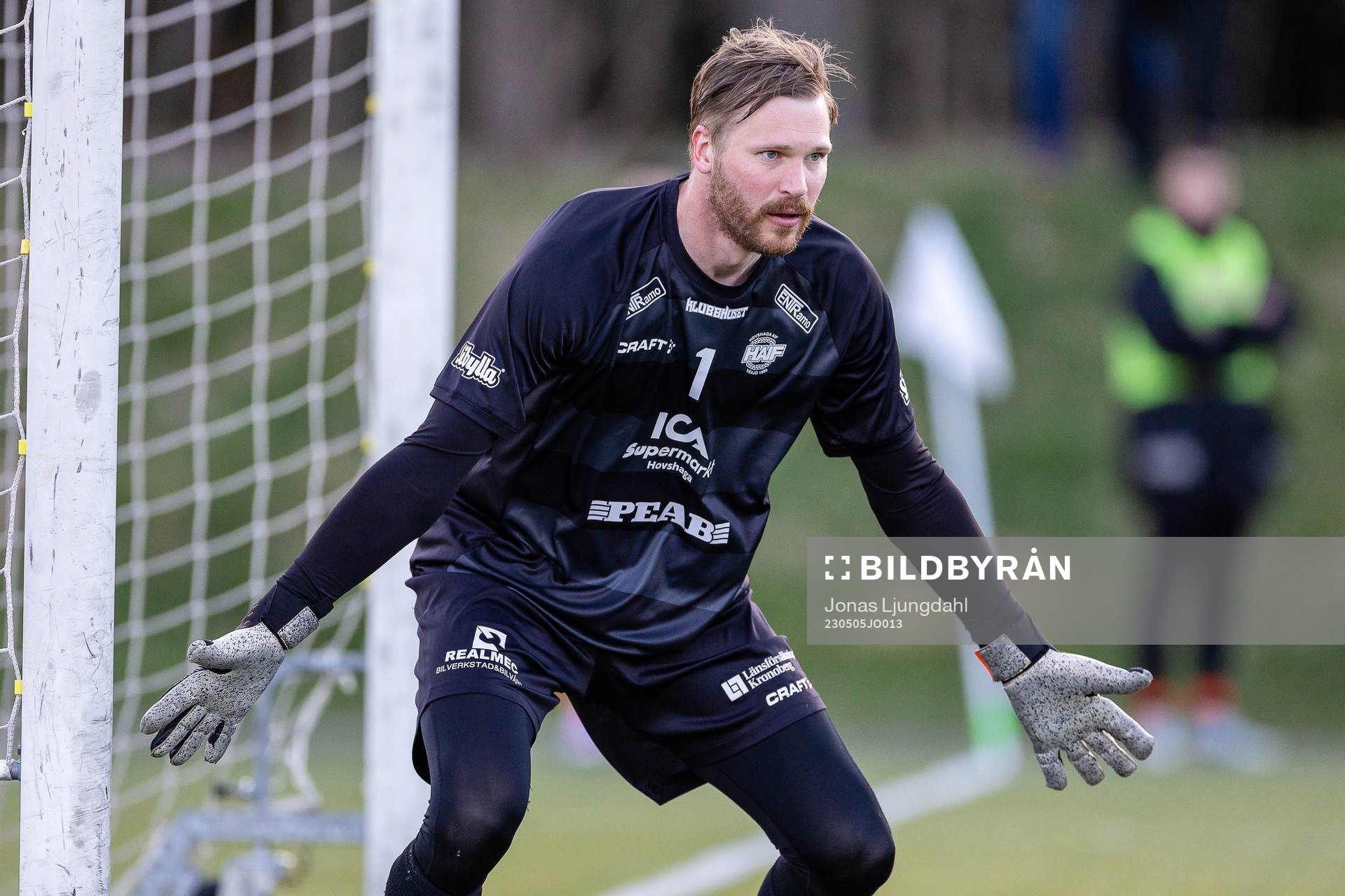 Hovshagas målvakt Victor Svensson