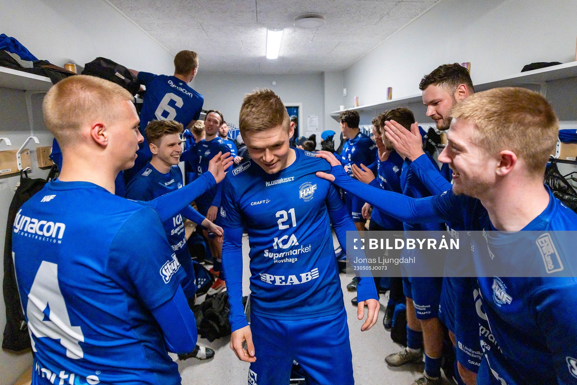Hovshagas Marcus Nilsson jublar