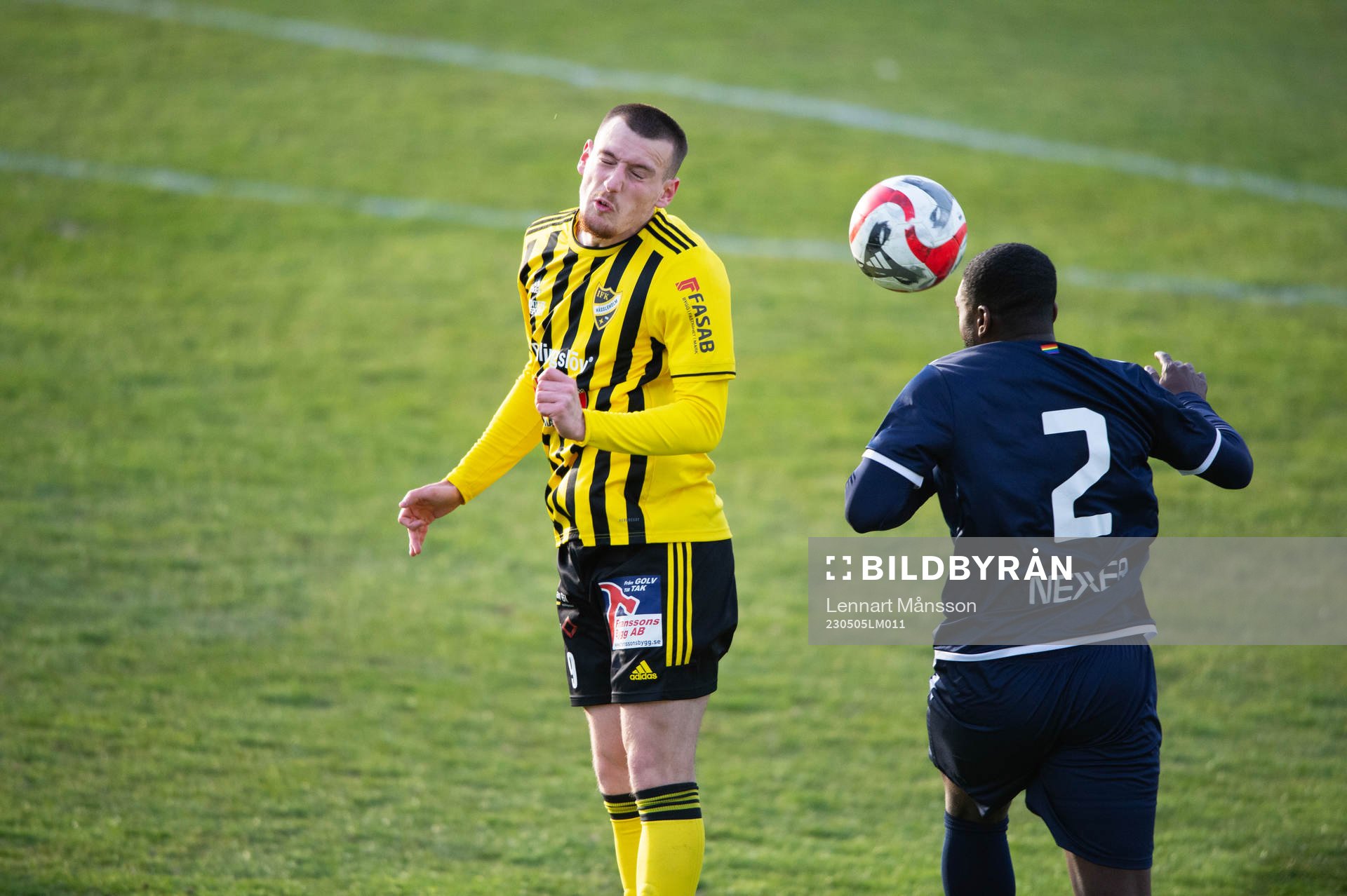 IFK Hässleholms Erjon Rama  i matchen i division 2 mellan