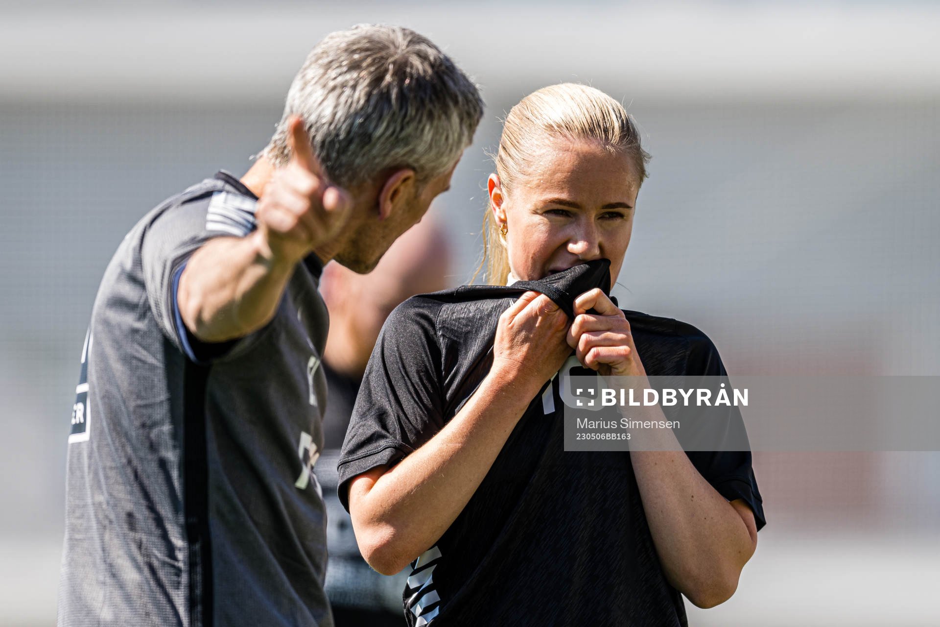Emil Inauen, head coach of TIL 2020, and Sandra Simonsen of