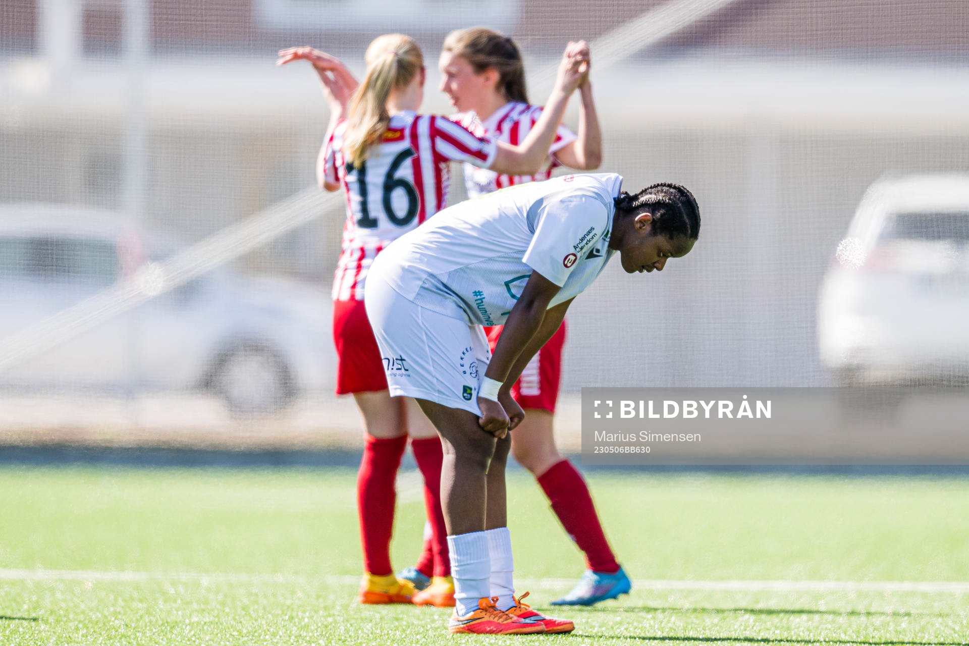 Joshualyn Favour Reeves of Øvrevoll Hosle looks dejected
