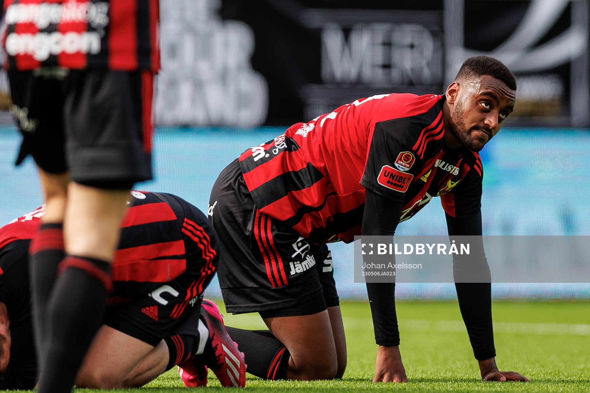 Östersunds Theodore Rask har ont