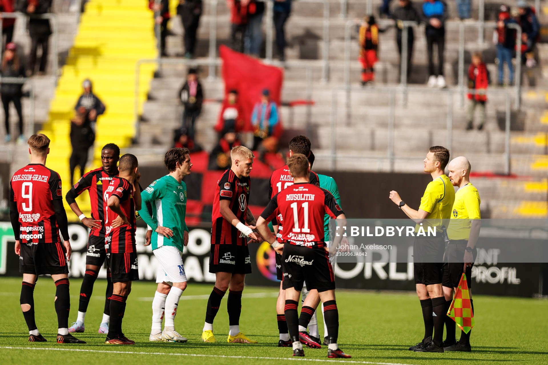 Östersunds Andre Österholm i dispyt
