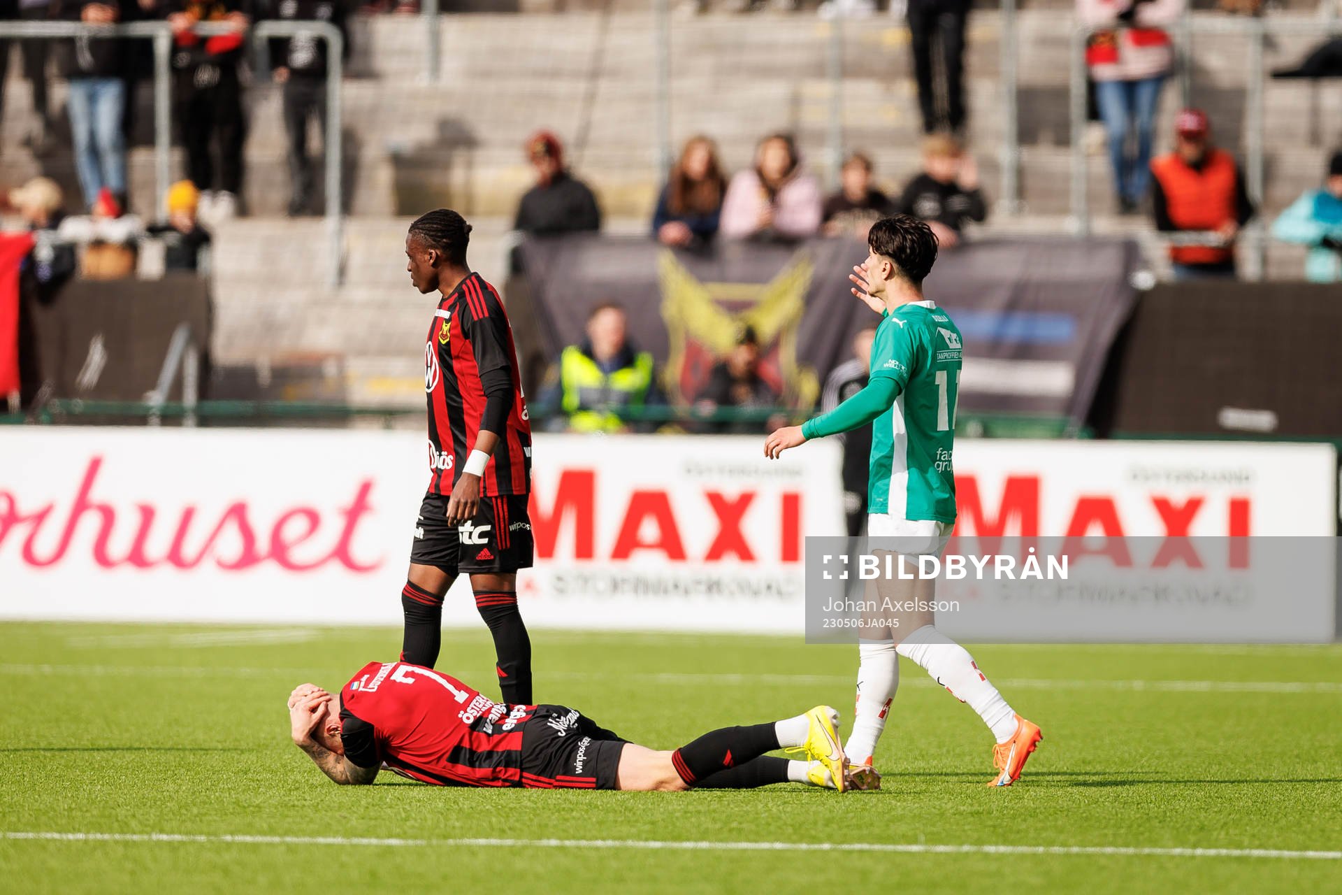 Östersunds Andre Österholm har ont