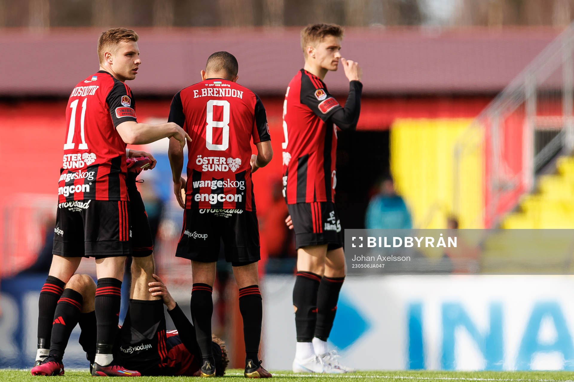 Östersunds Ziad Ghanoum har kramp