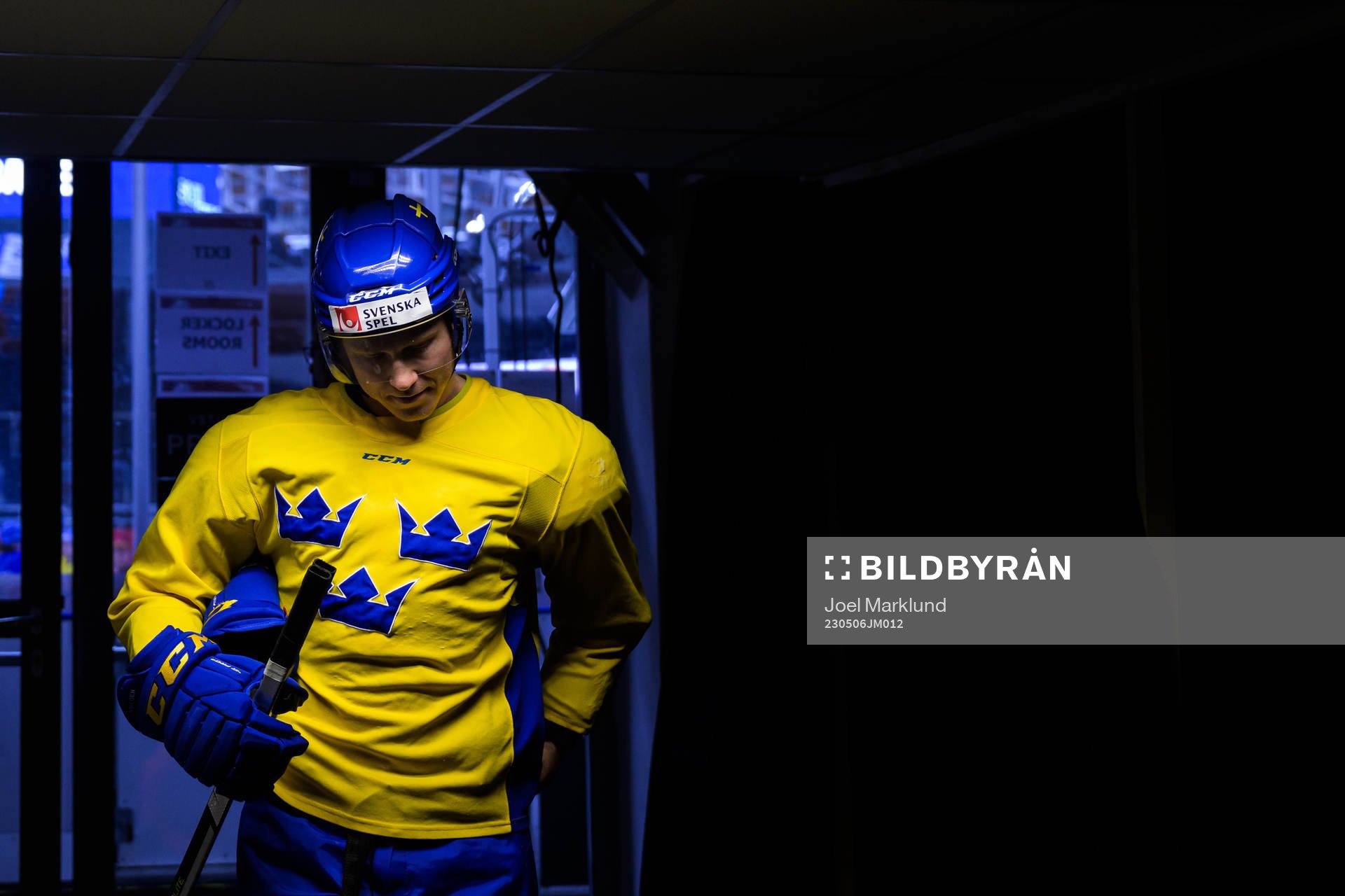 Dennis Rasmussen of Sweden at a practice session