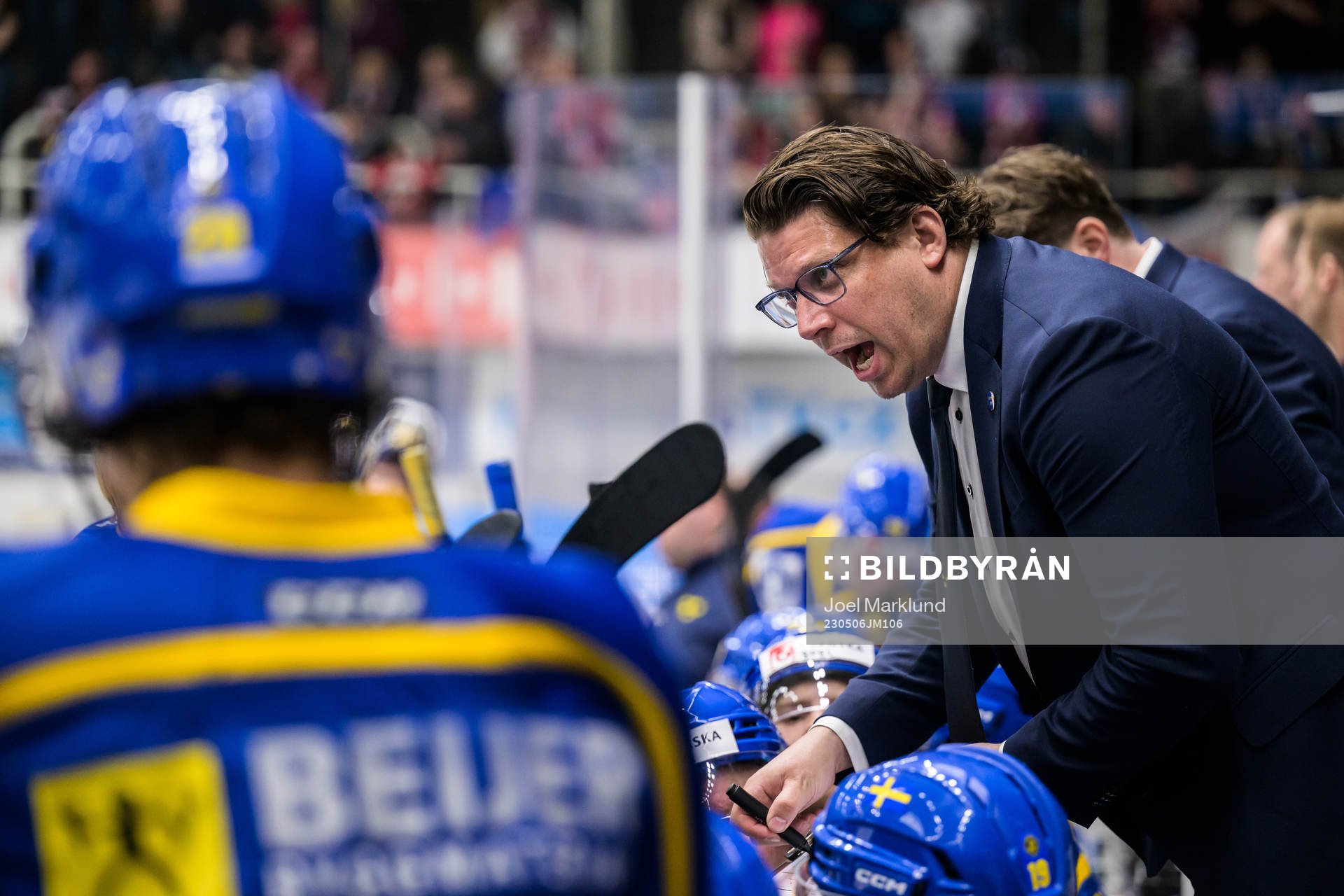 Assistant general manager Josef Boumedienne of Sweden