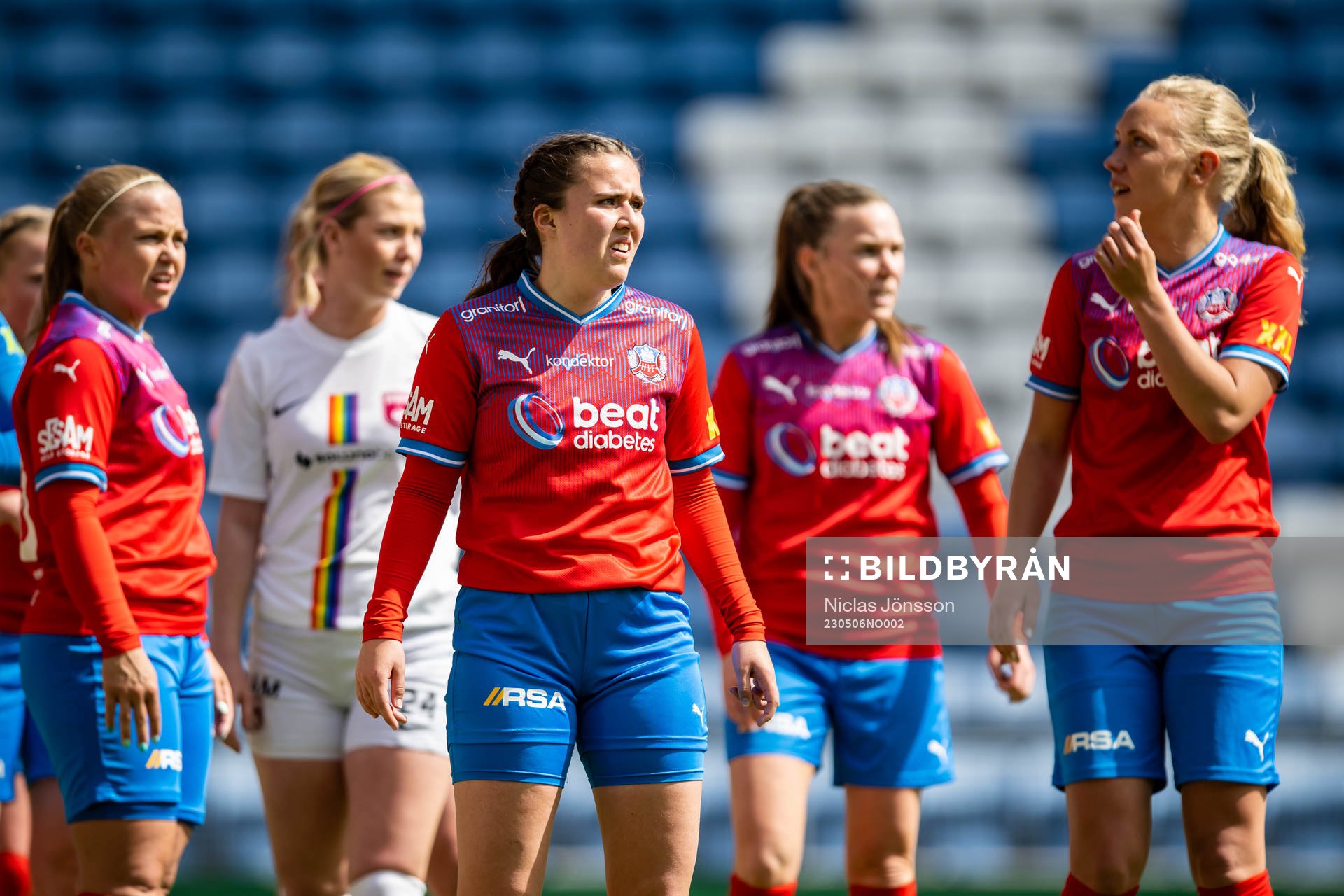 Helsingborgs Inez Gertsen deppar
