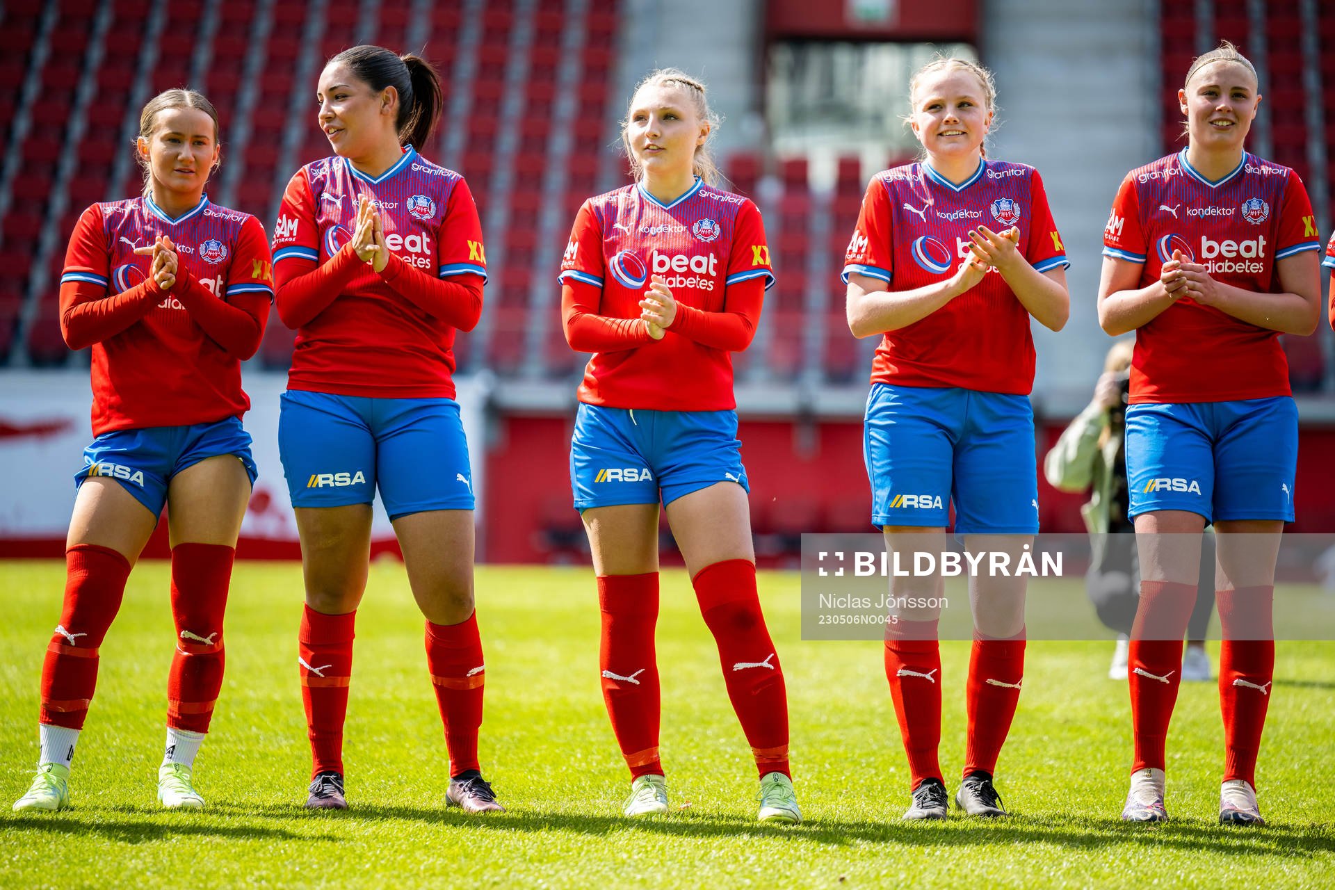 Helsingborgs Sanna Nilsson,Ebba, Manglind, Tilda Jonhag,