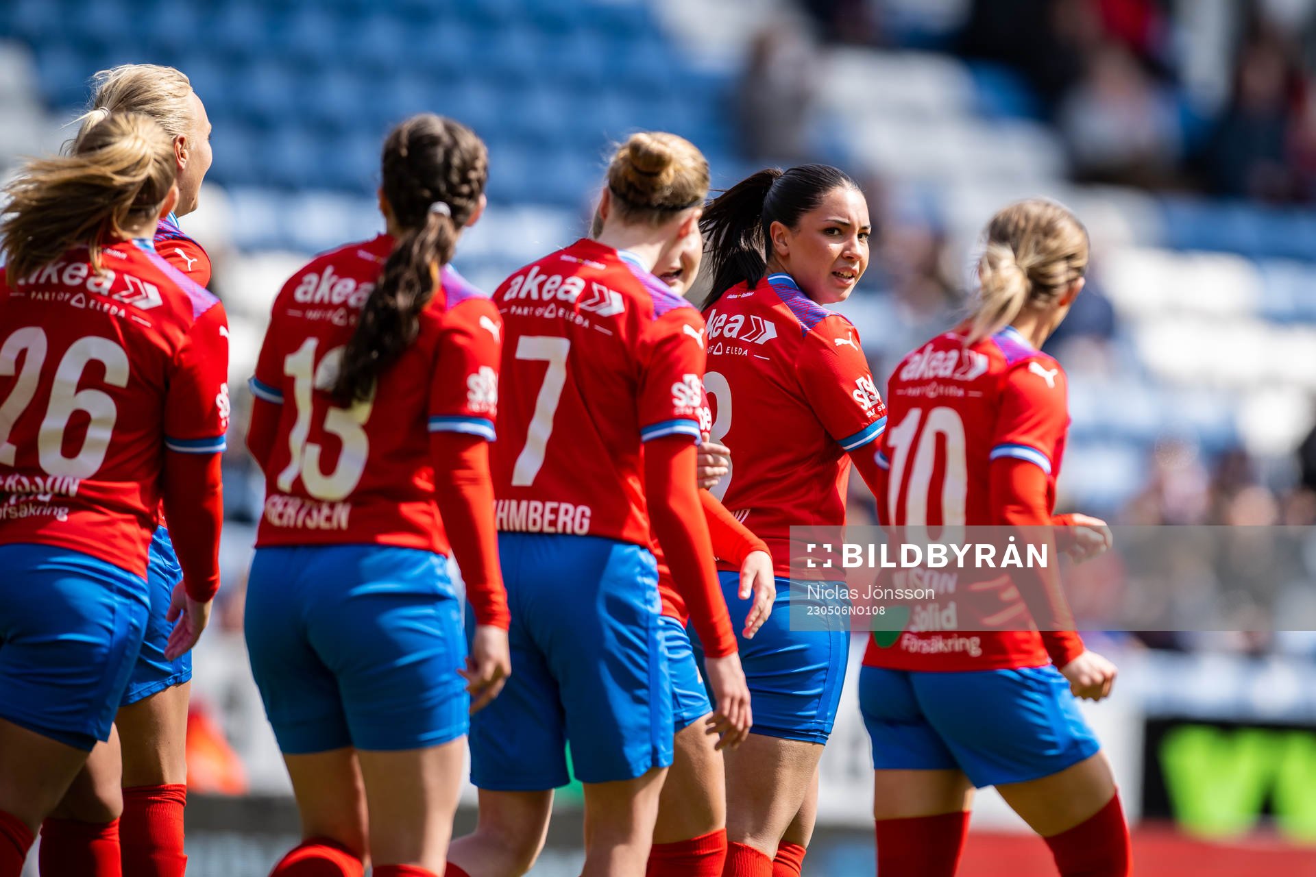 Helsingborgs Ebba Manglind jublar
