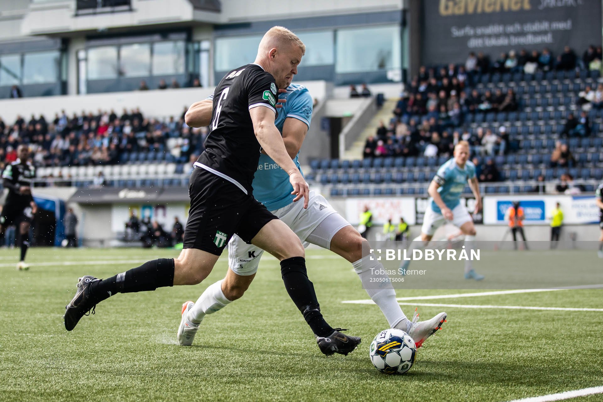 Västerås SKs Simon Johansson och Gefles Niclas Håkansson