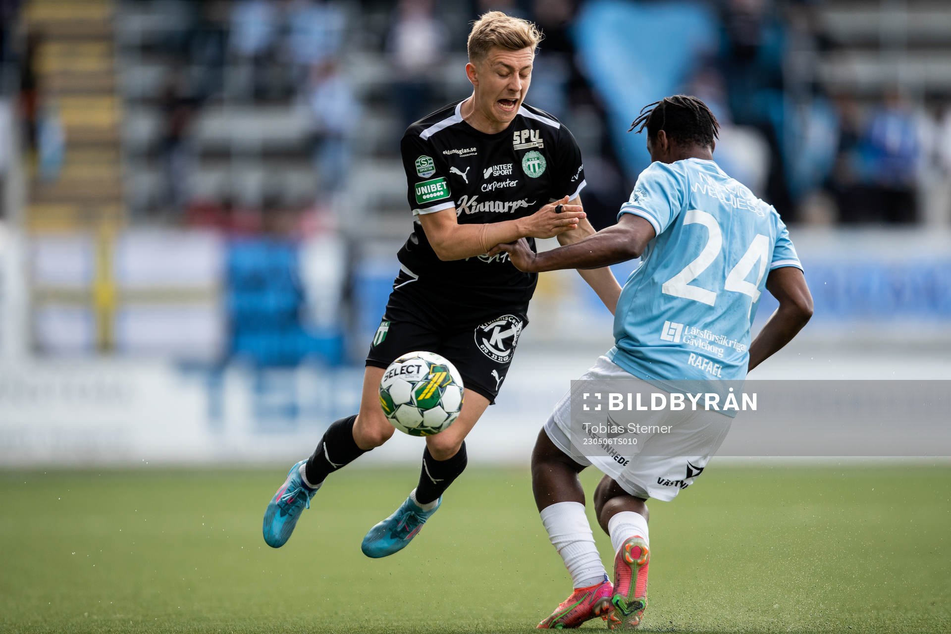 Västerås SKs Simon Gefvert och Gefles York Rafael