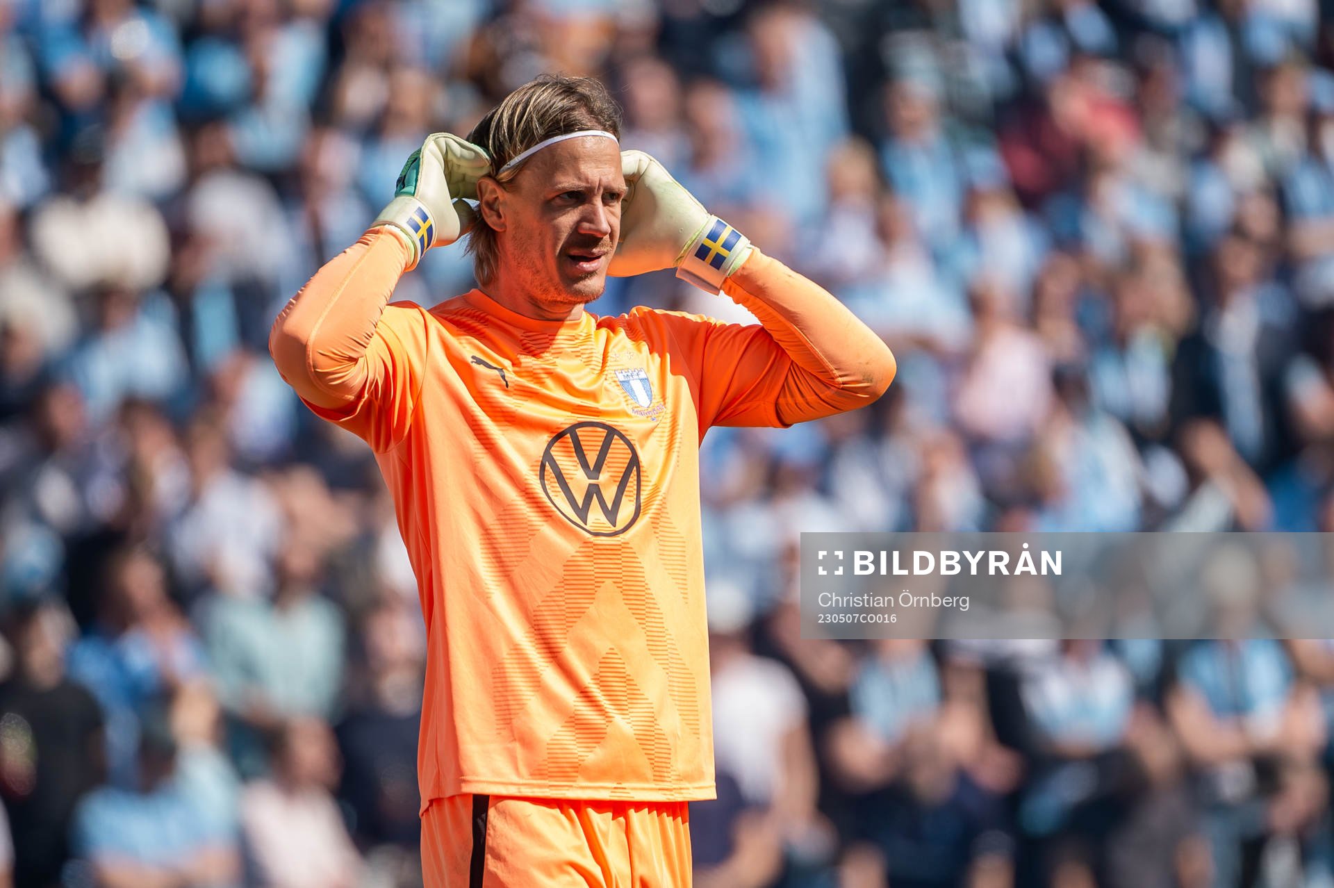 Malmö FFs målvakt Johan Dahlin
