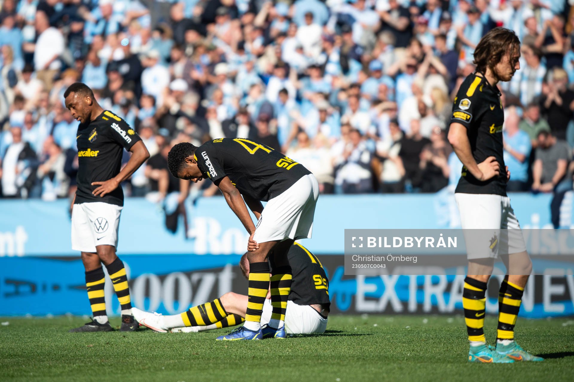 AIKs Abdussalam Magashy, John Guidetti, Alexander Fesshaie