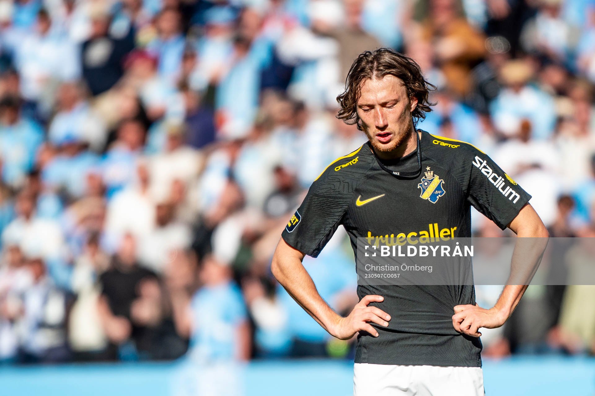 AIKs Axel Björnström deppar