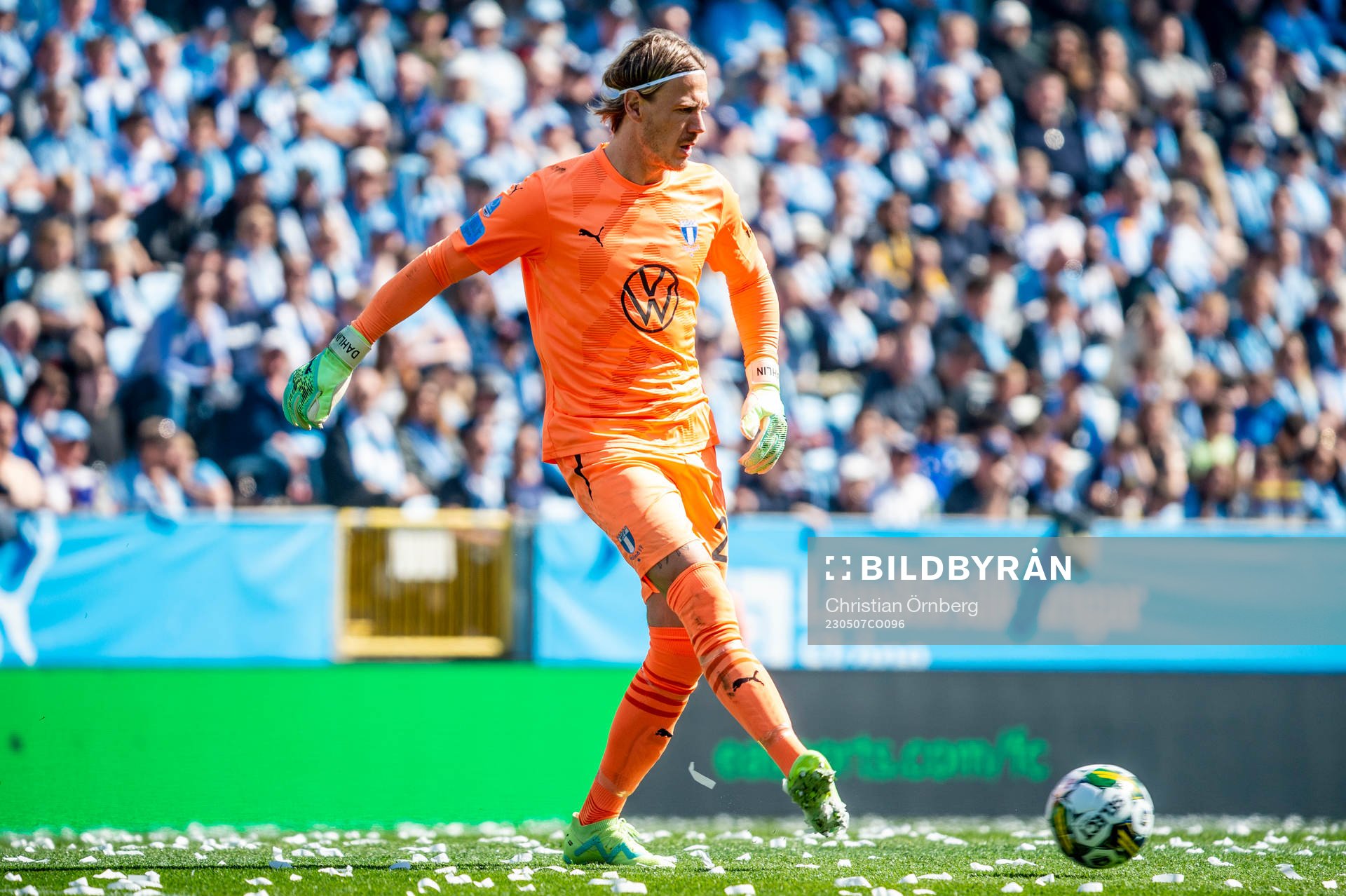 Malmö FFs målvakt Johan Dahlin